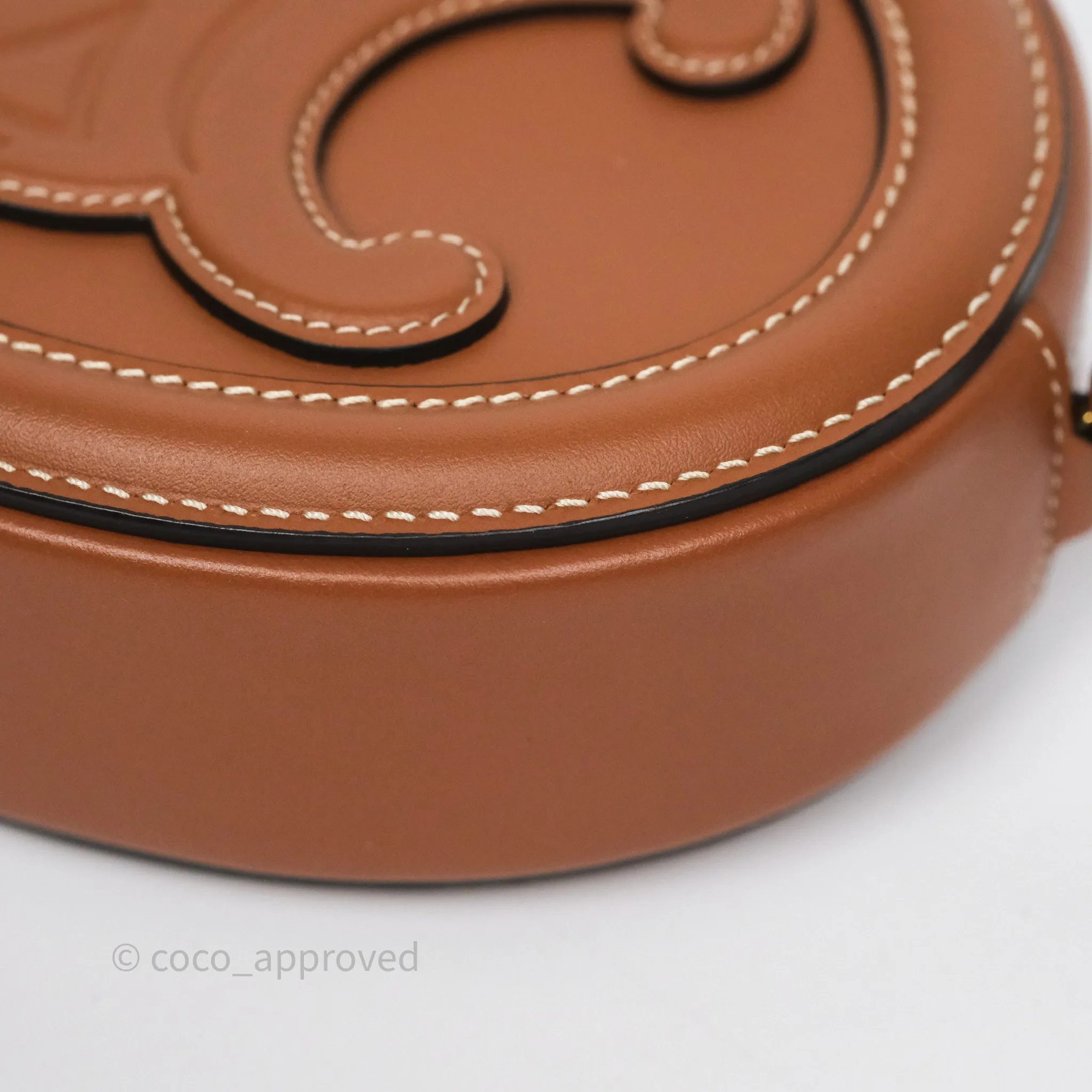 Celine Oval Bag Cuir Triophe Tan Calfskin