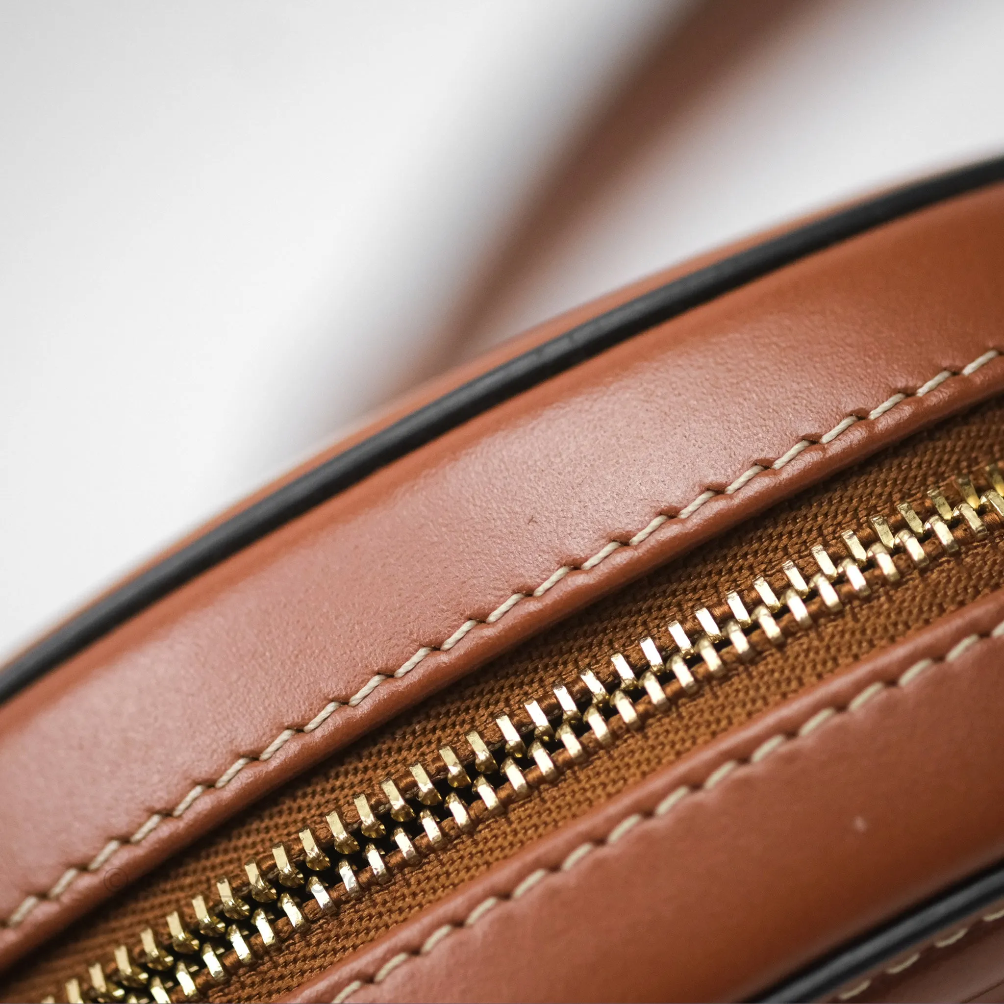 Celine Oval Bag Cuir Triophe Tan Calfskin