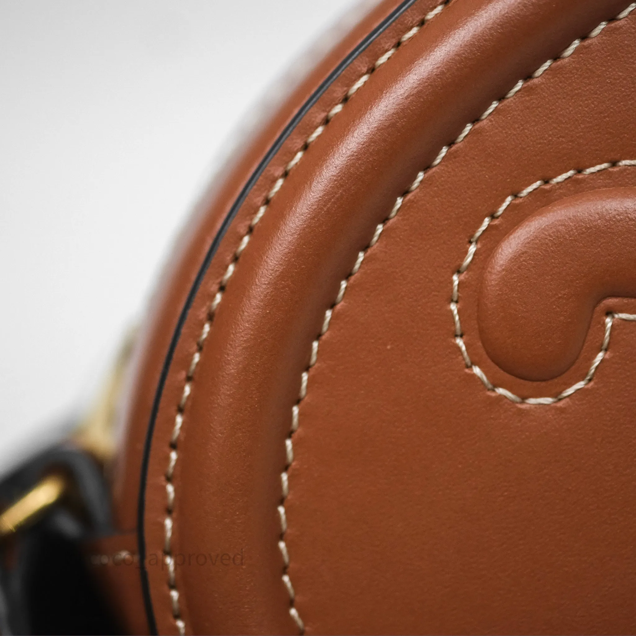 Celine Oval Bag Cuir Triophe Tan Calfskin