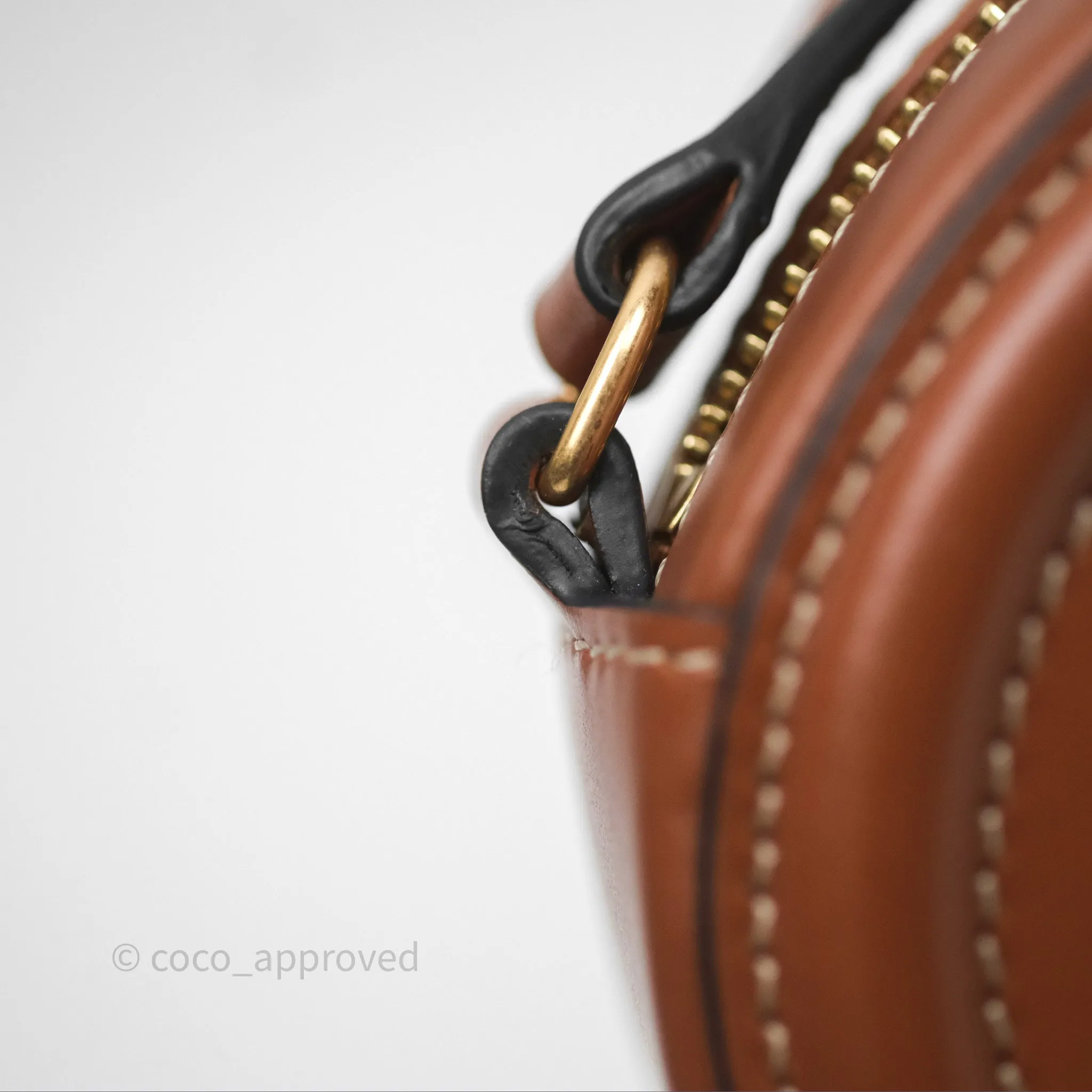 Celine Oval Bag Cuir Triophe Tan Calfskin