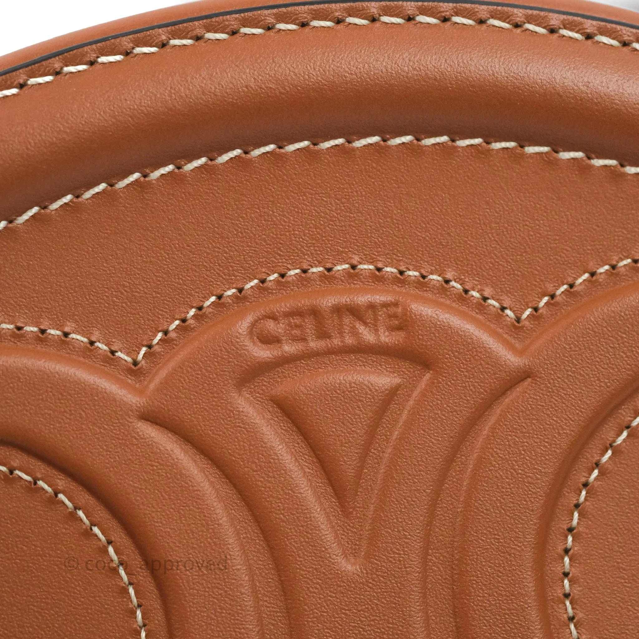 Celine Oval Bag Cuir Triophe Tan Calfskin