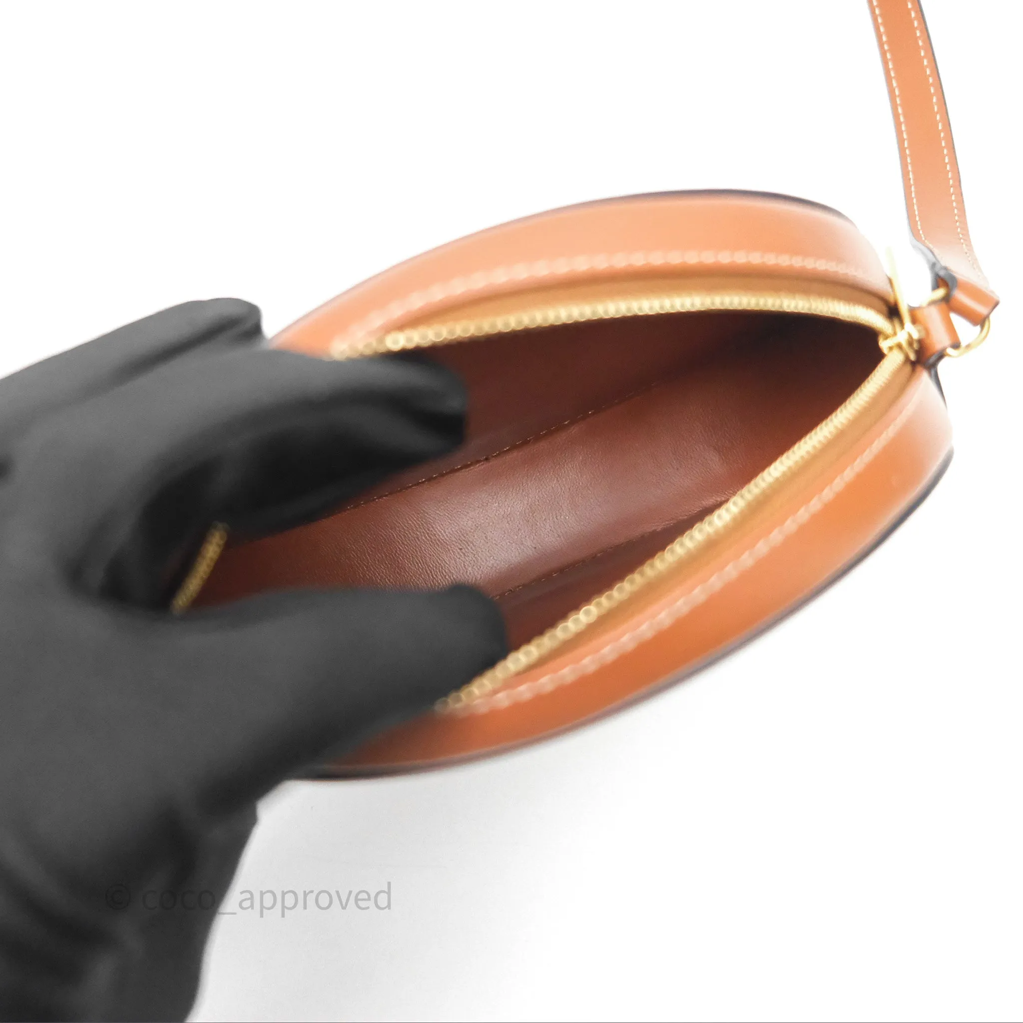 Celine Oval Bag Cuir Triophe Tan Calfskin