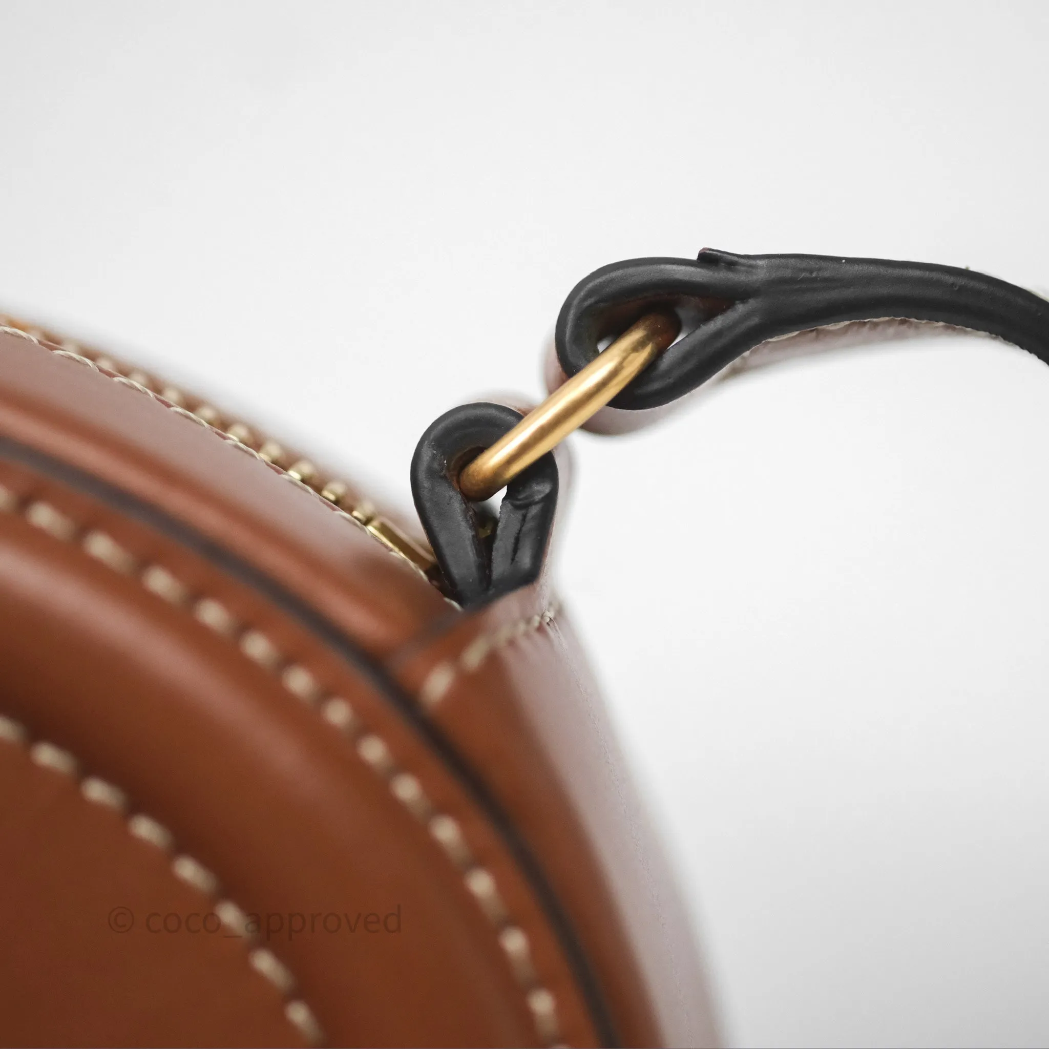Celine Oval Bag Cuir Triophe Tan Calfskin
