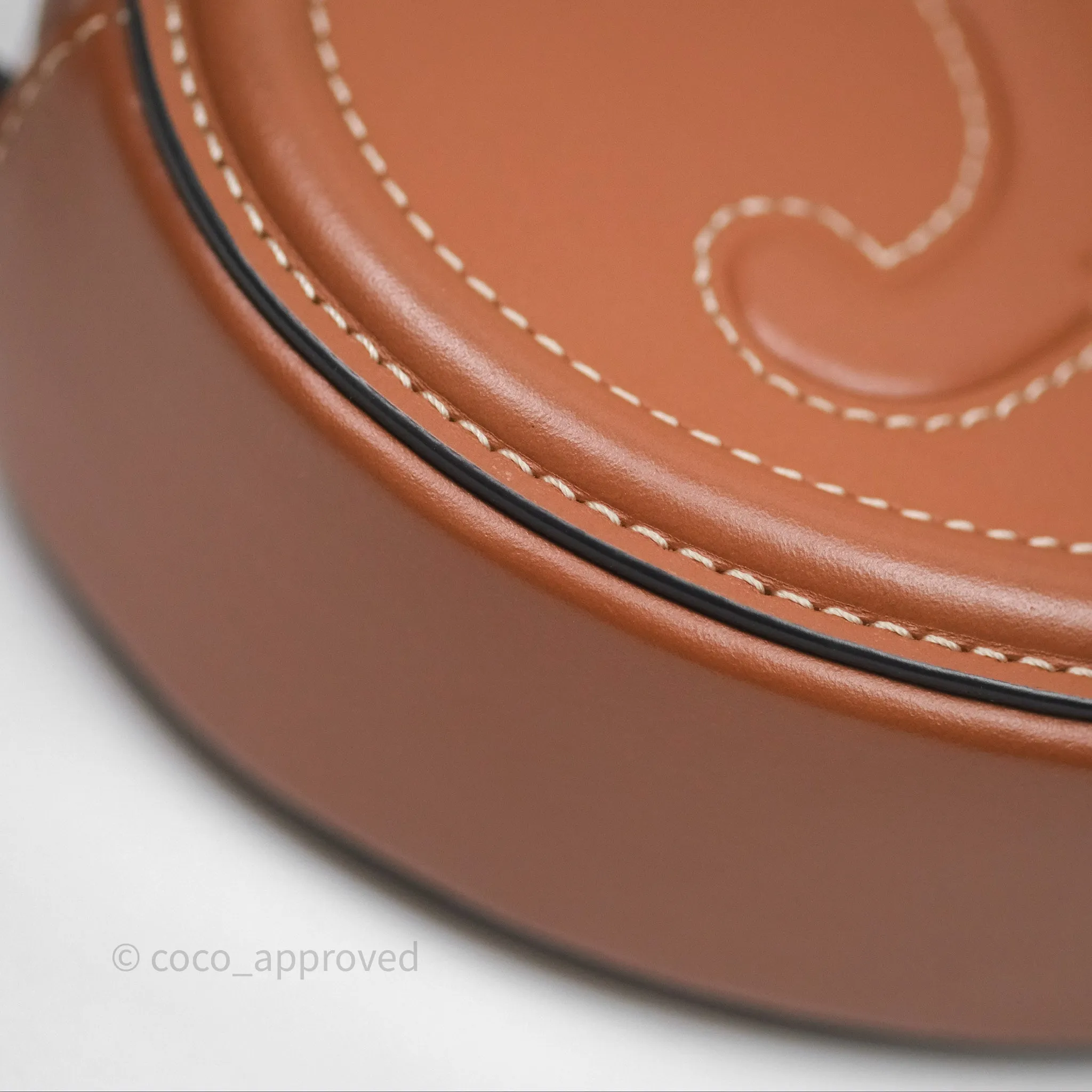 Celine Oval Bag Cuir Triophe Tan Calfskin