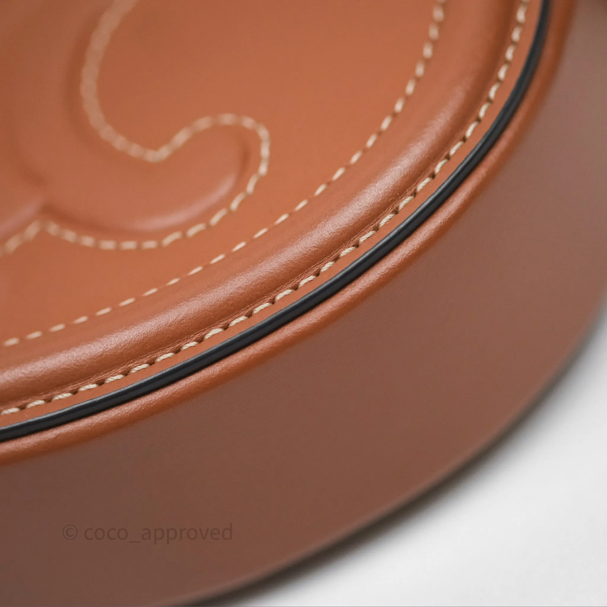 Celine Oval Bag Cuir Triophe Tan Calfskin
