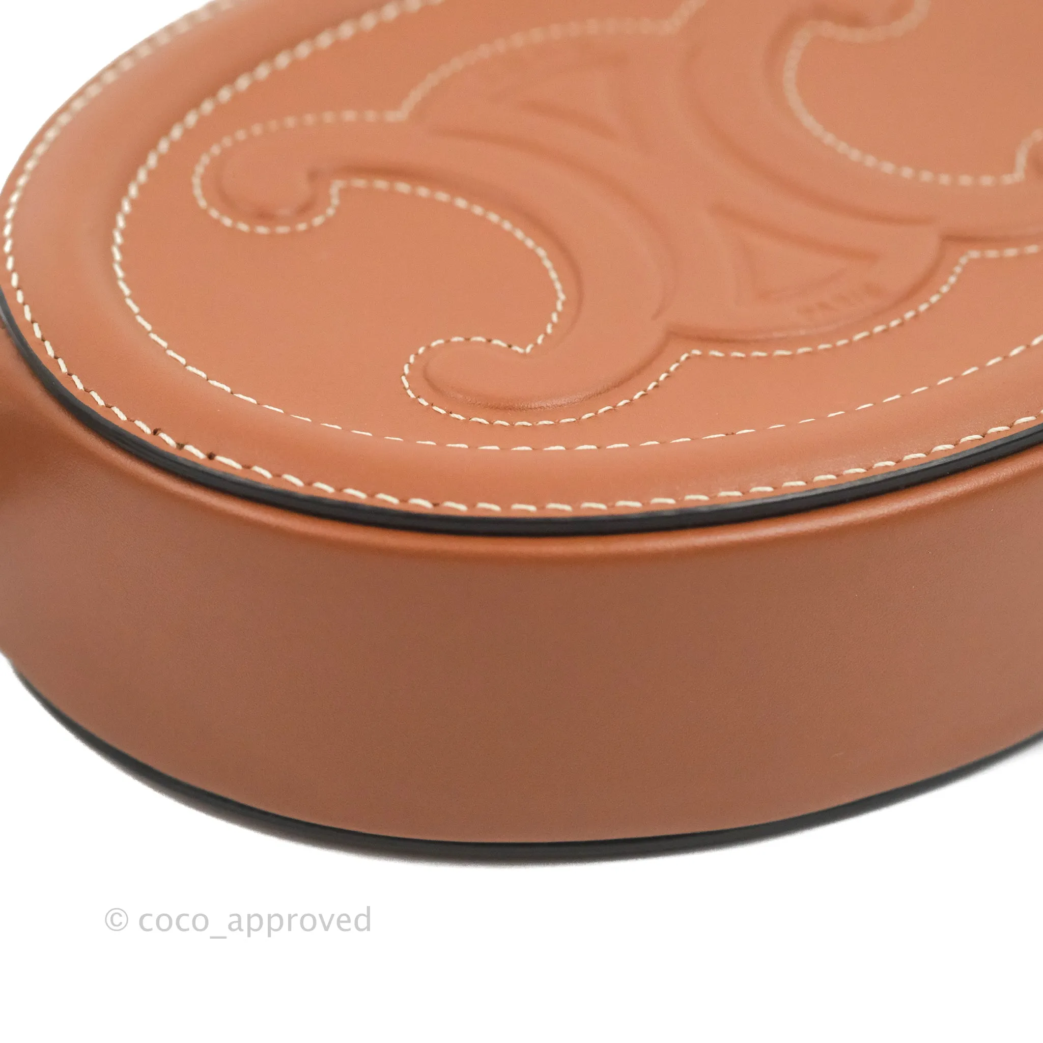 Celine Oval Bag Cuir Triophe Tan Calfskin