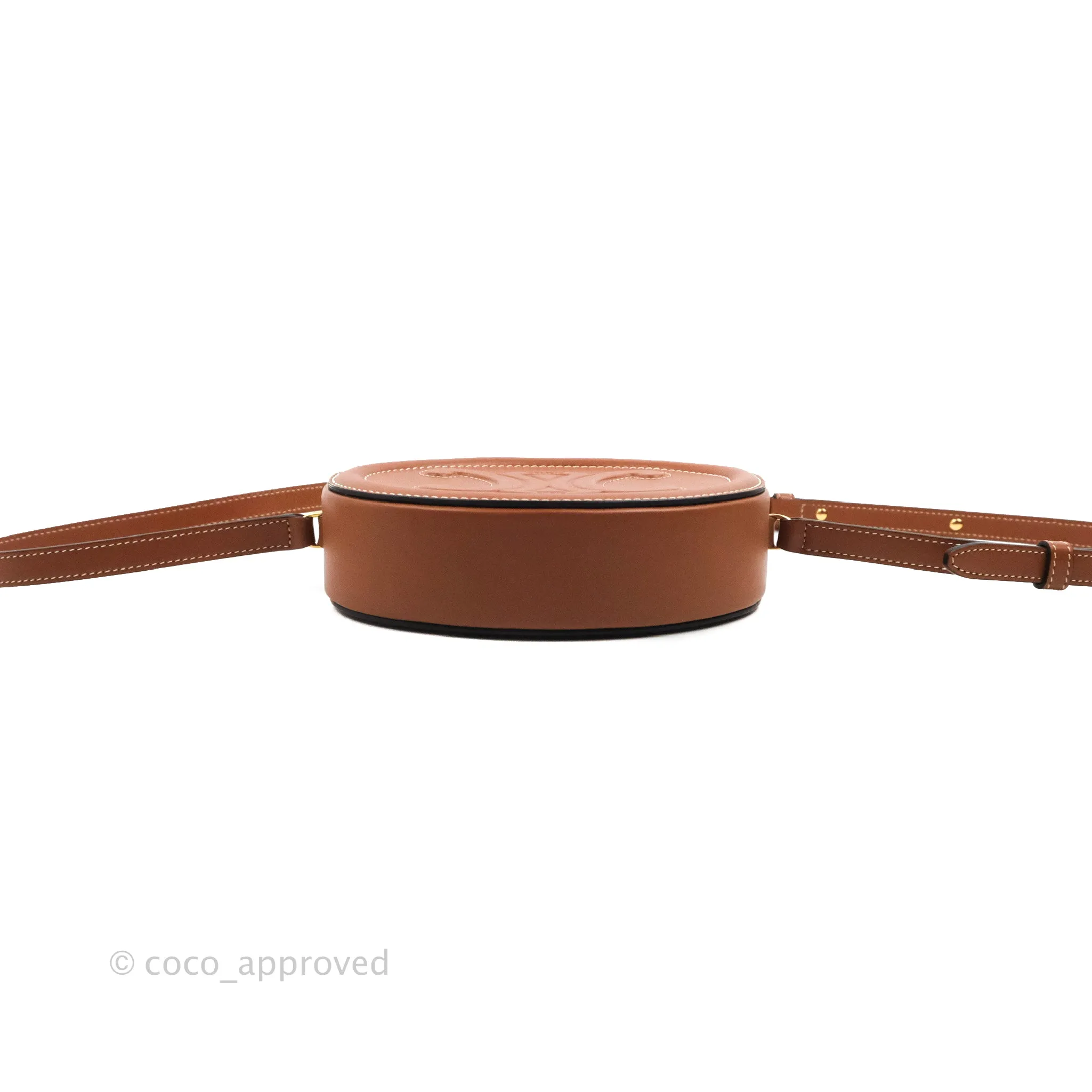 Celine Oval Bag Cuir Triophe Tan Calfskin