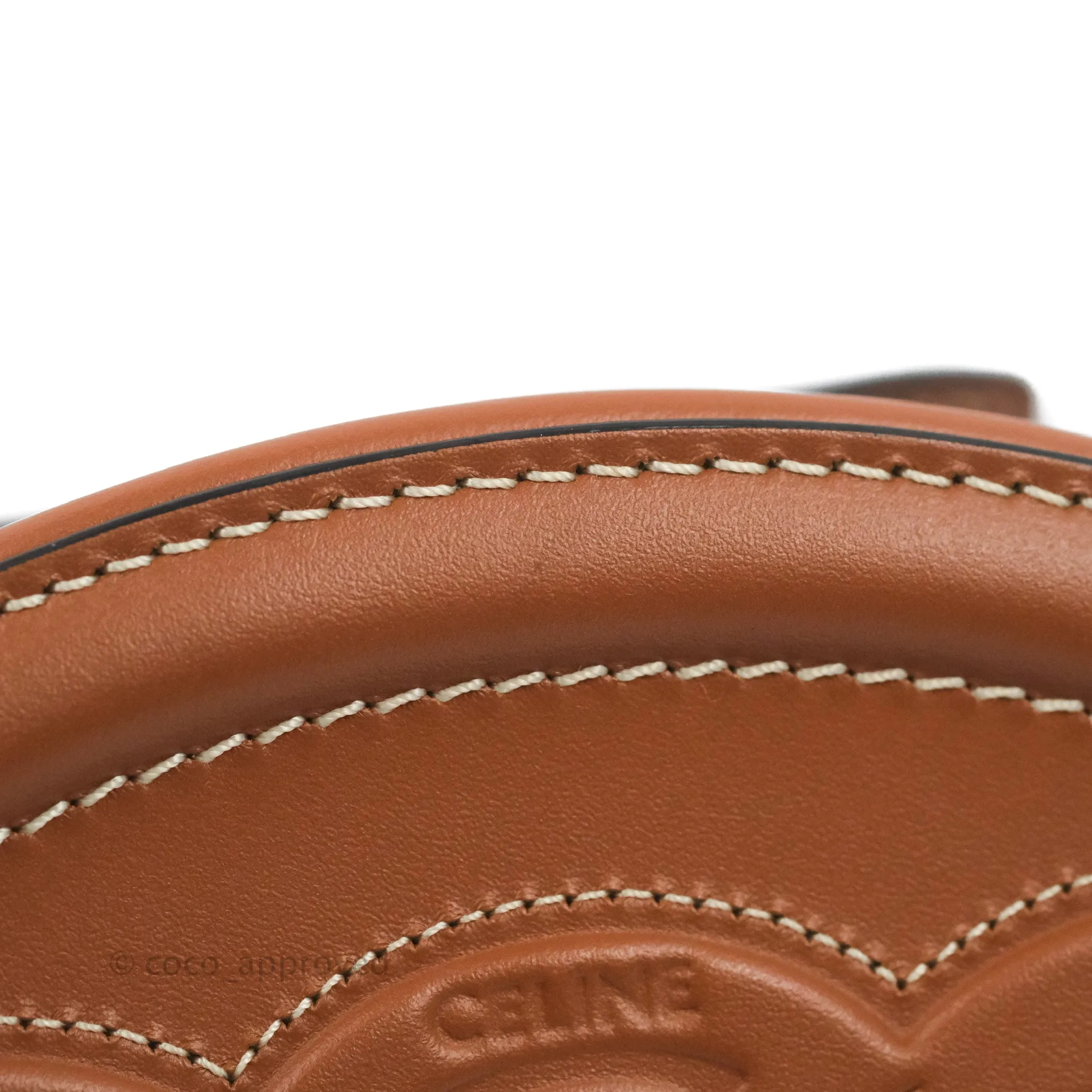 Celine Oval Bag Cuir Triophe Tan Calfskin