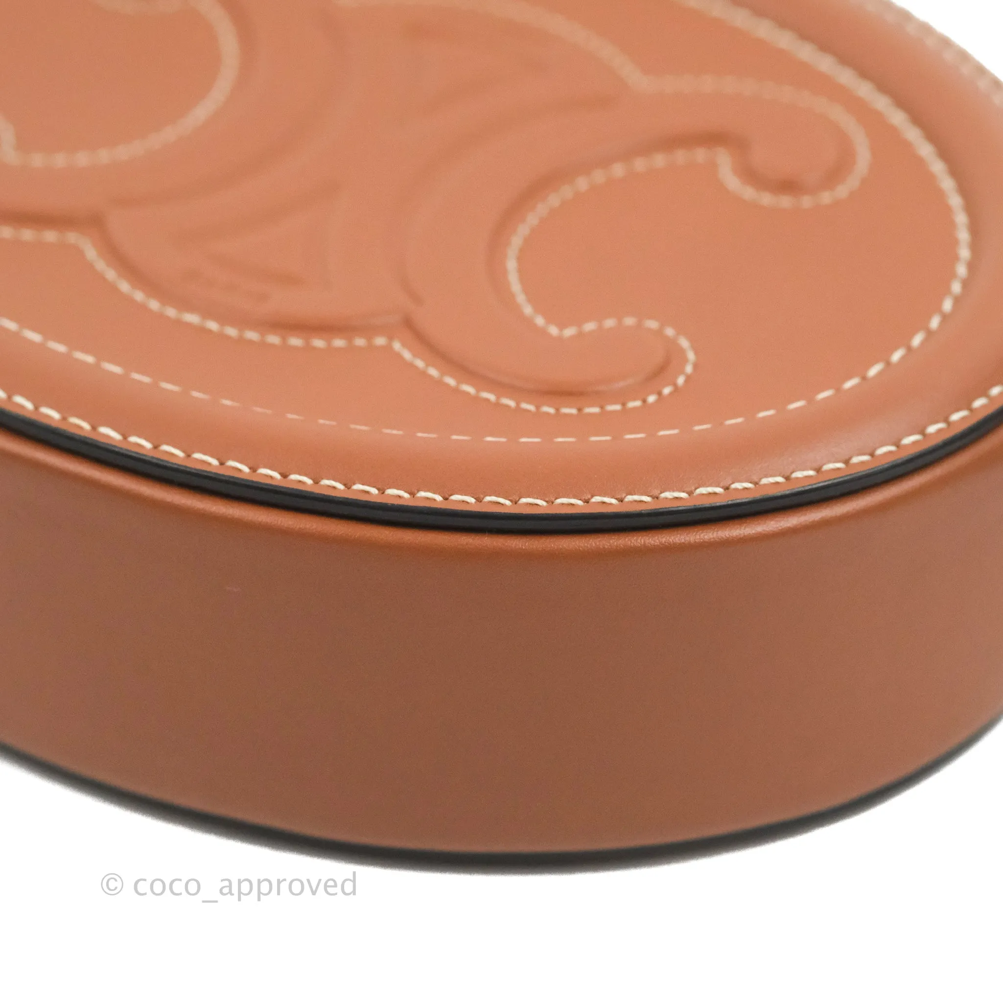 Celine Oval Bag Cuir Triophe Tan Calfskin
