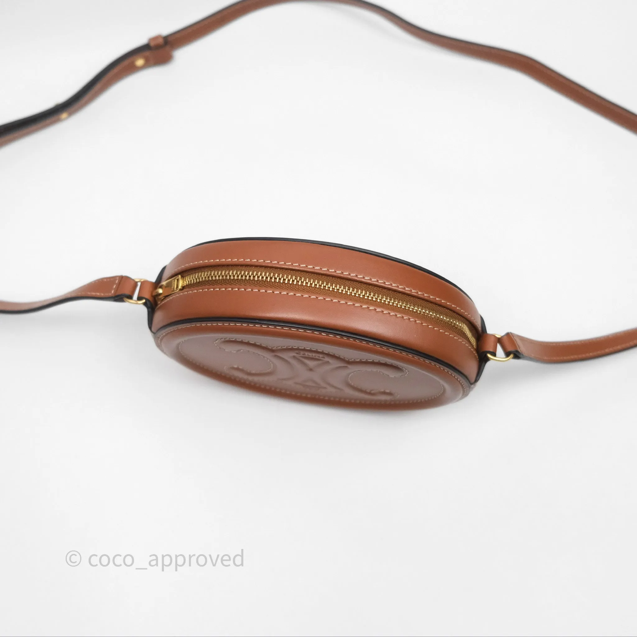 Celine Oval Bag Cuir Triophe Tan Calfskin
