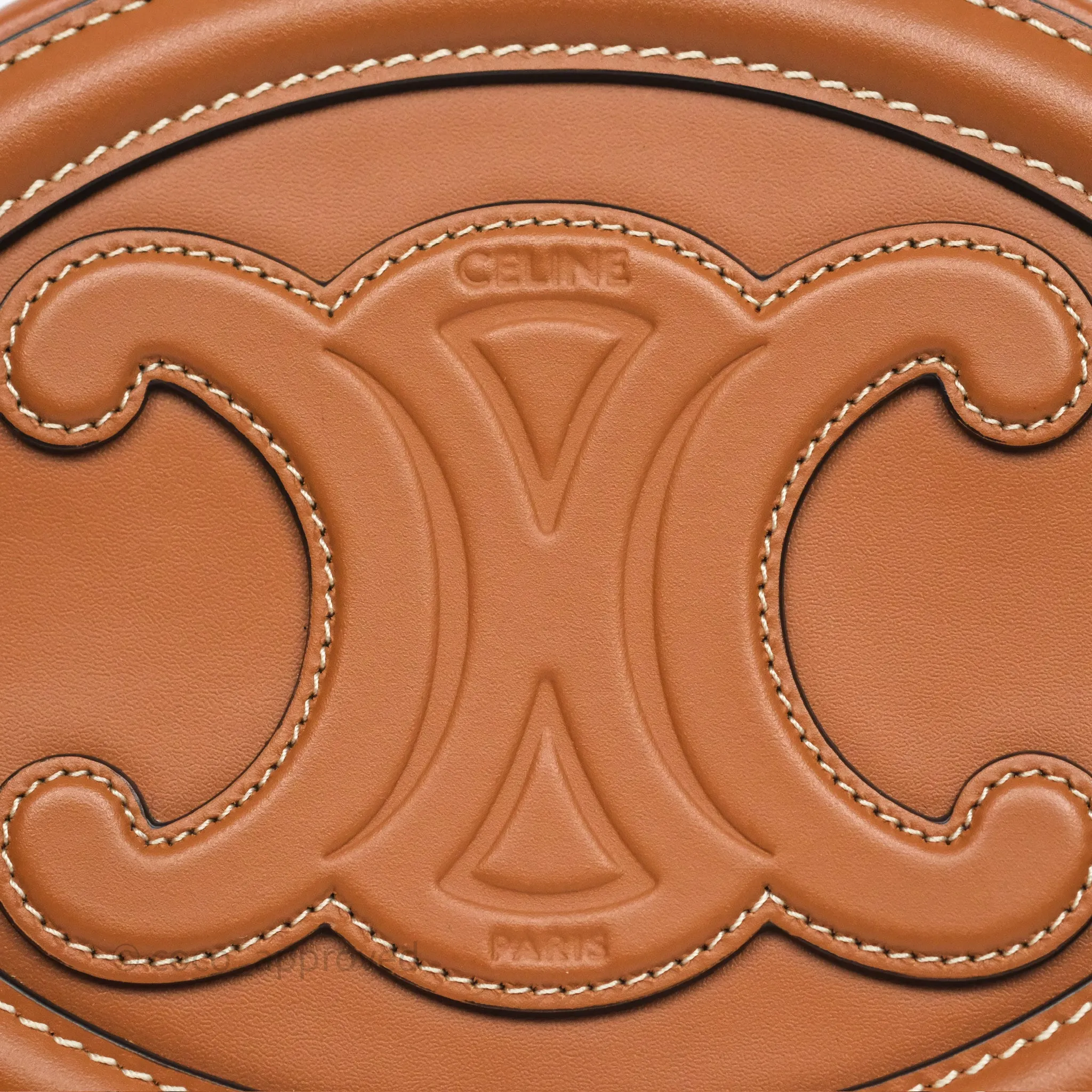 Celine Oval Bag Cuir Triophe Tan Calfskin