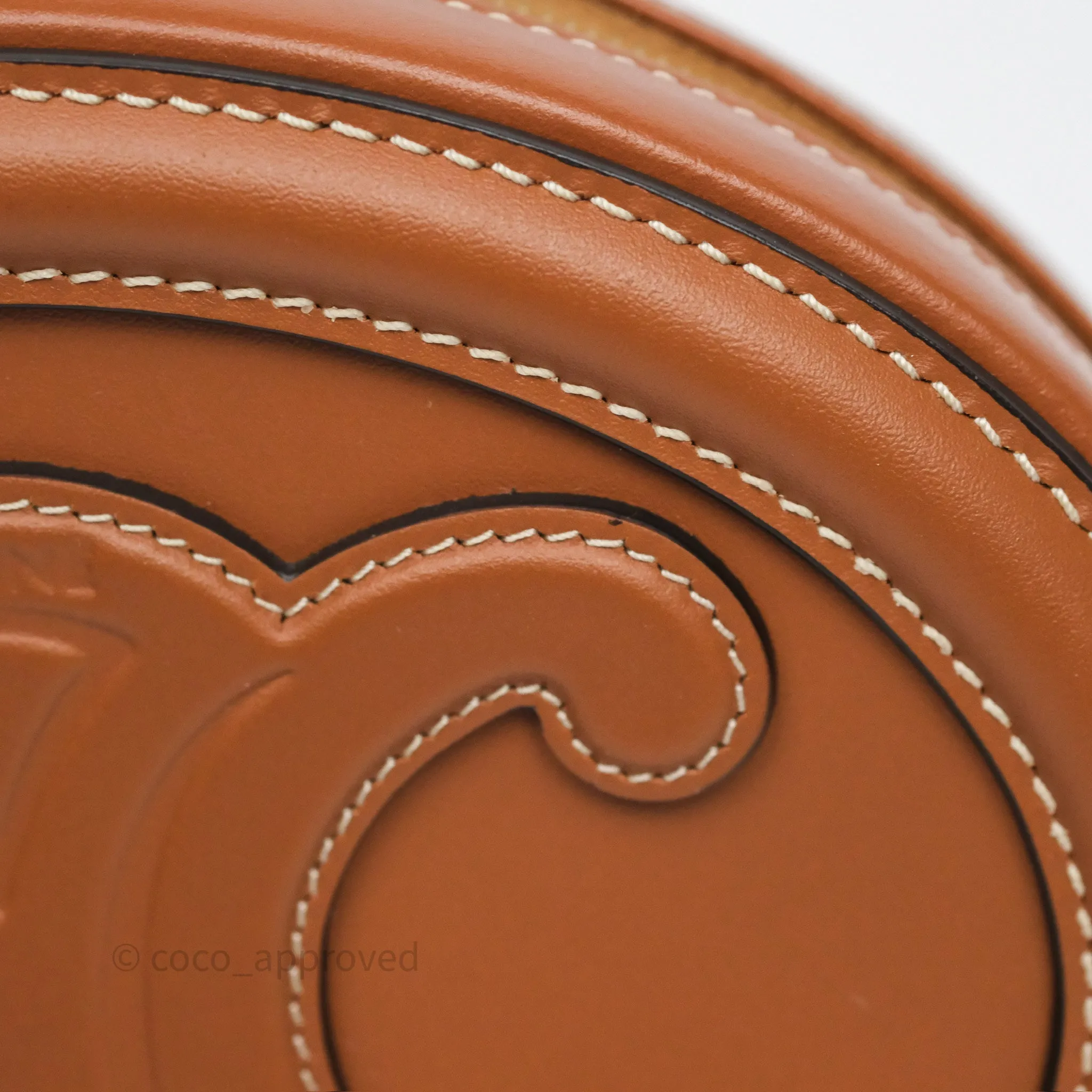 Celine Oval Bag Cuir Triophe Tan Calfskin