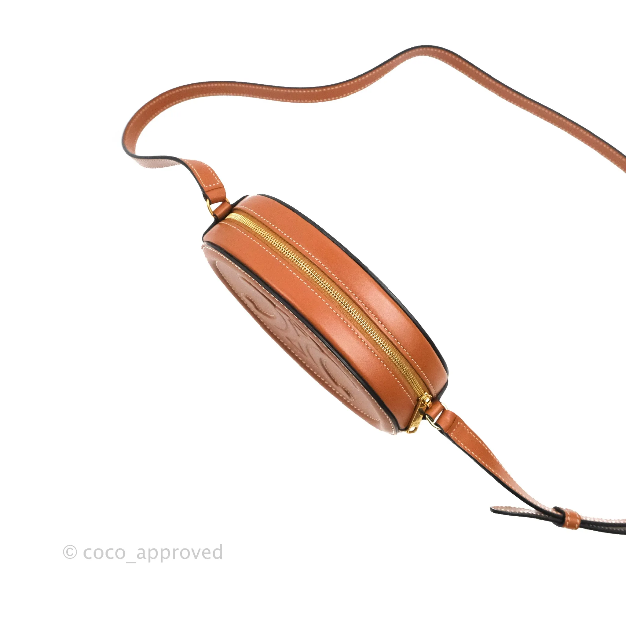 Celine Oval Bag Cuir Triophe Tan Calfskin