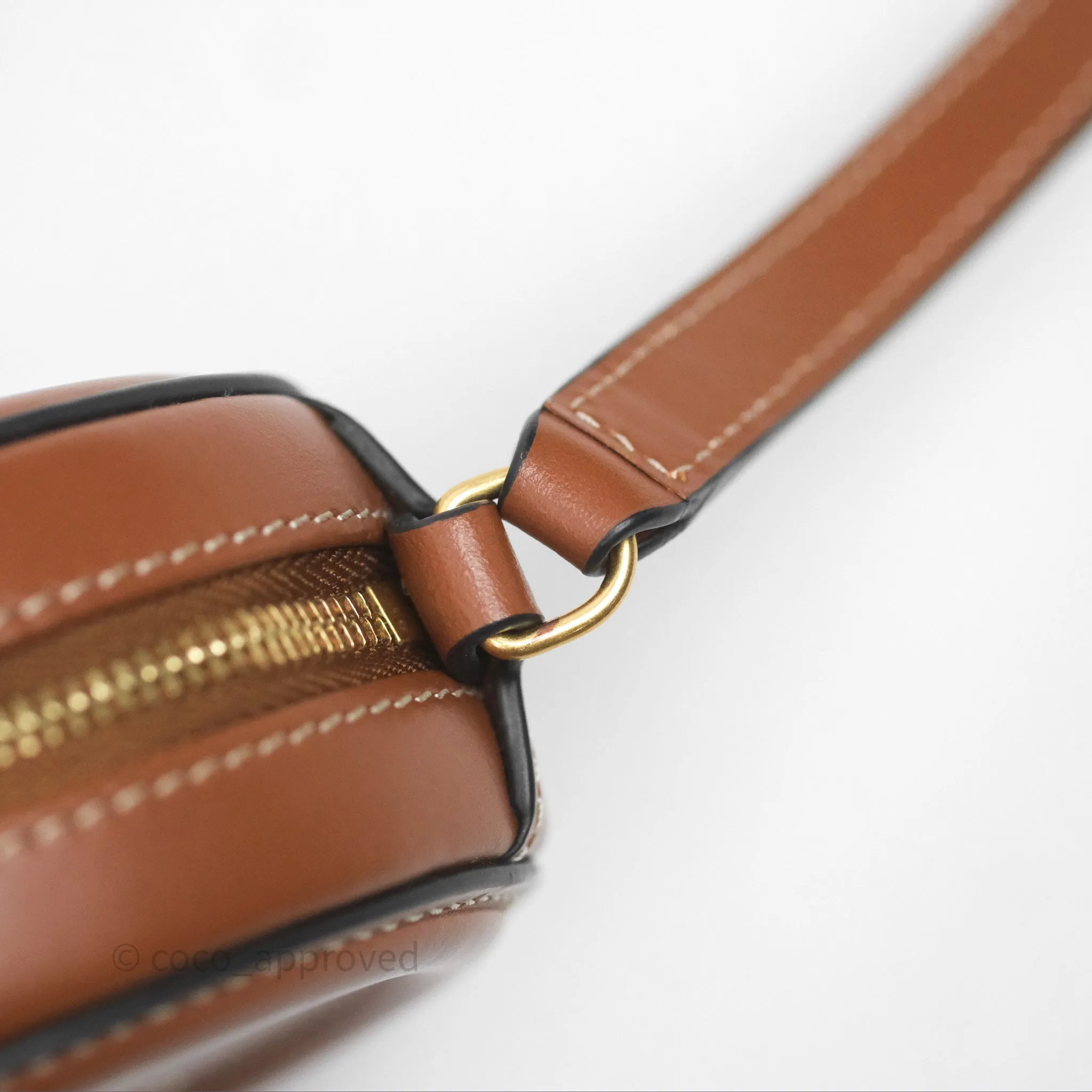 Celine Oval Bag Cuir Triophe Tan Calfskin