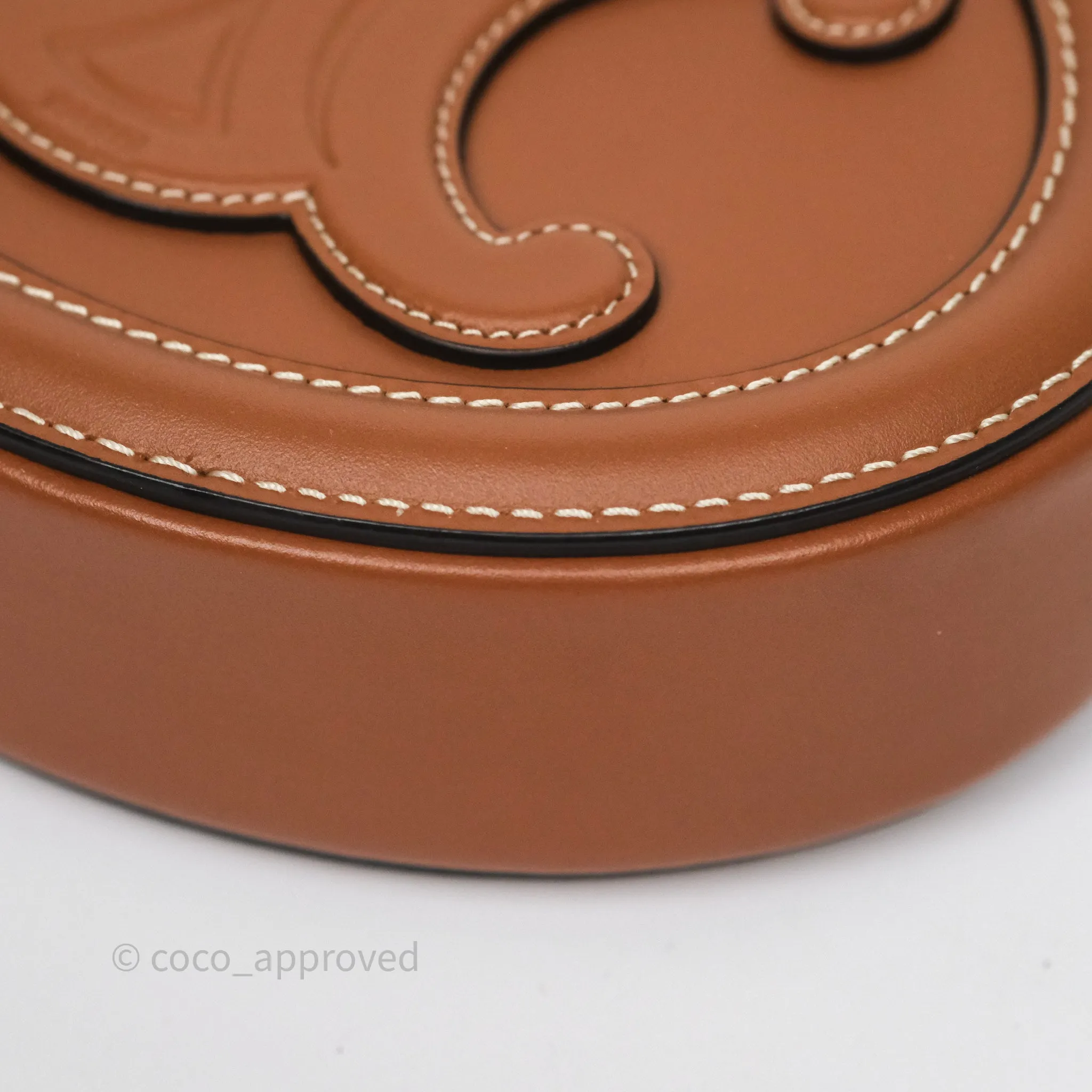 Celine Oval Bag Cuir Triophe Tan Calfskin