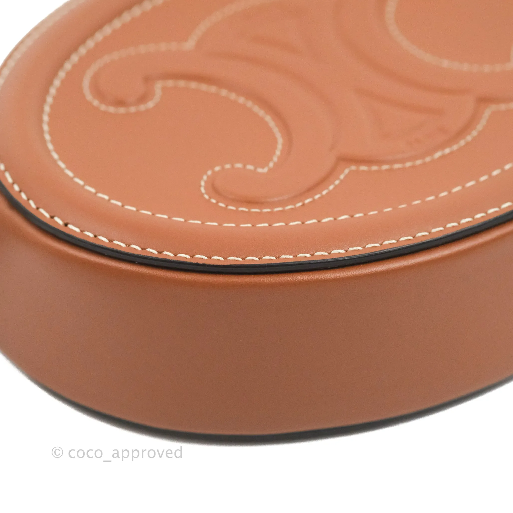 Celine Oval Bag Cuir Triophe Tan Calfskin