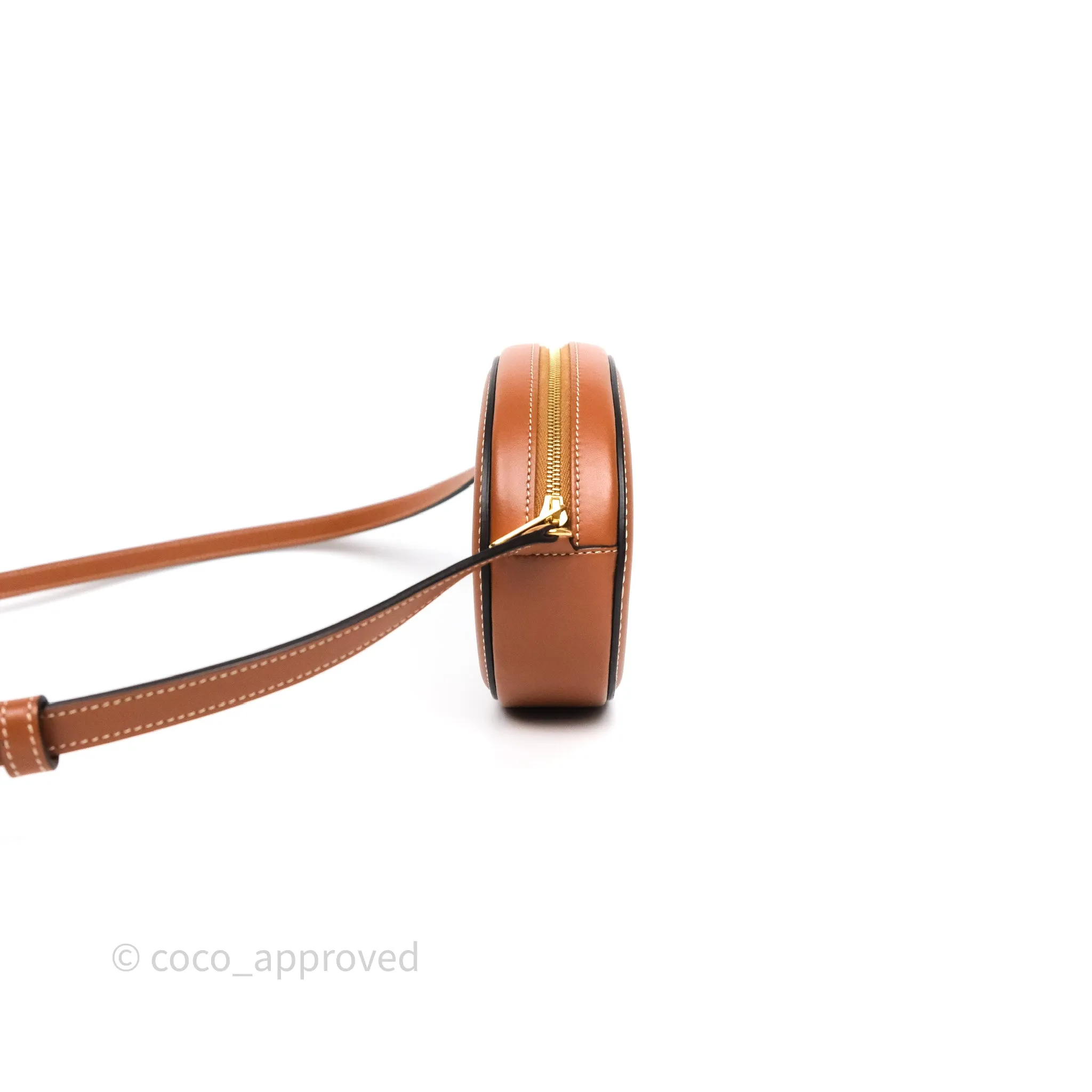 Celine Oval Bag Cuir Triophe Tan Calfskin