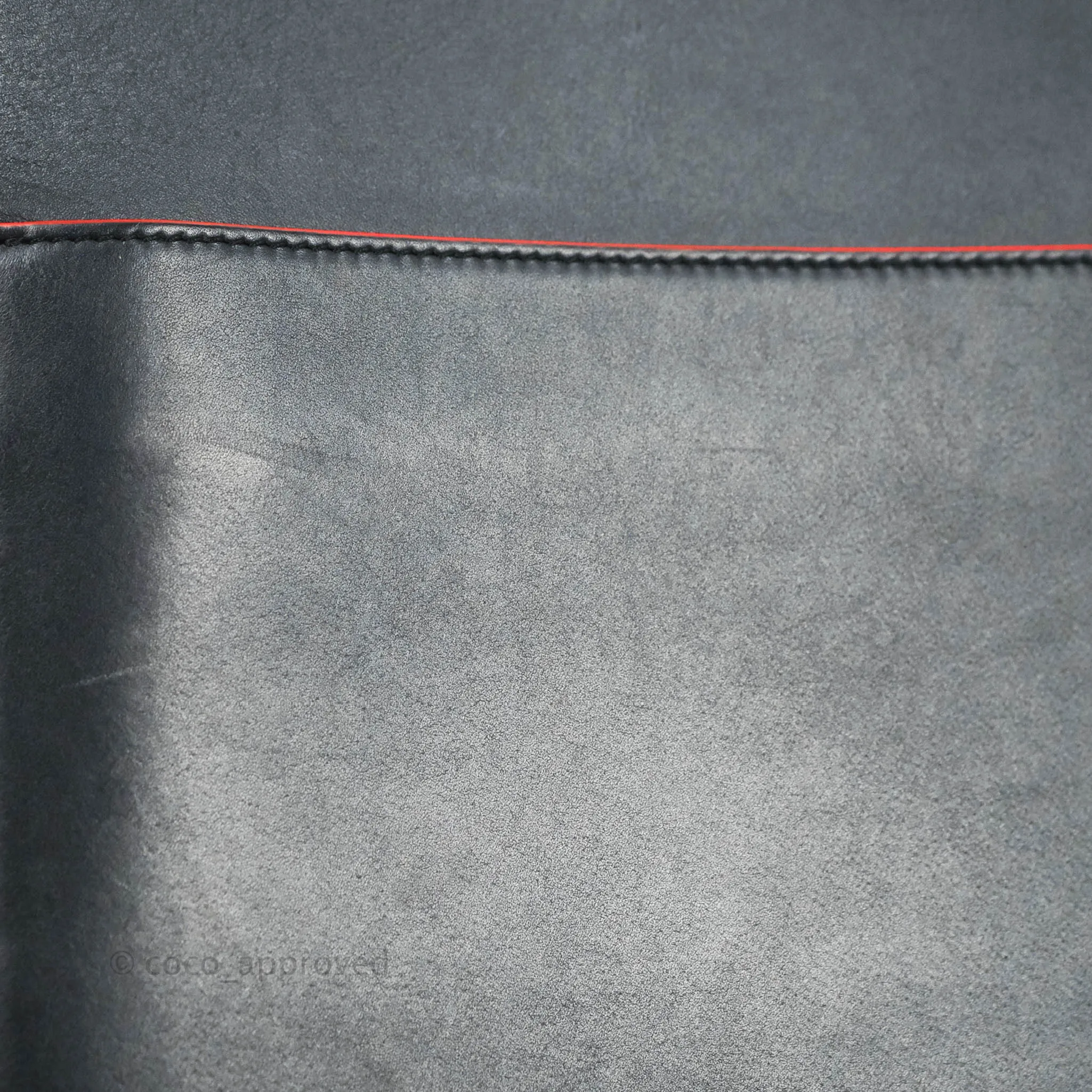Celine Sangle Bucket Bag Navy Calfskin