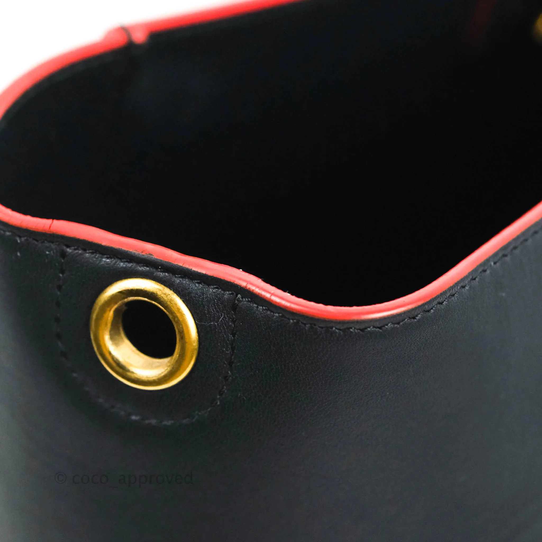 Celine Sangle Bucket Bag Navy Calfskin