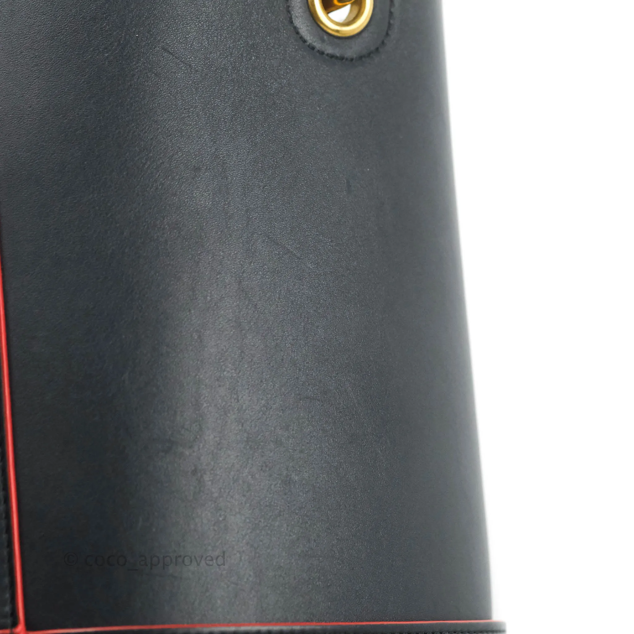 Celine Sangle Bucket Bag Navy Calfskin