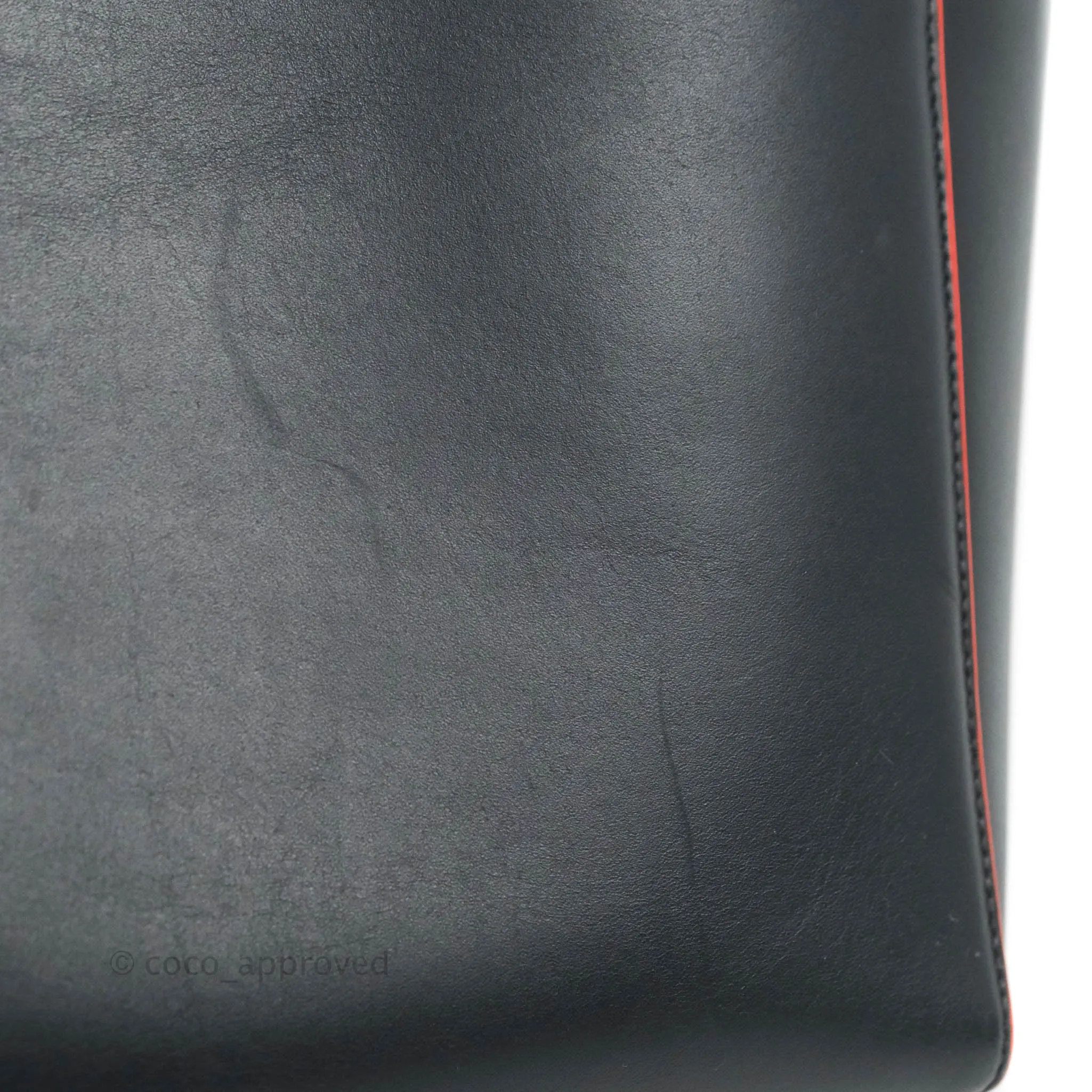 Celine Sangle Bucket Bag Navy Calfskin