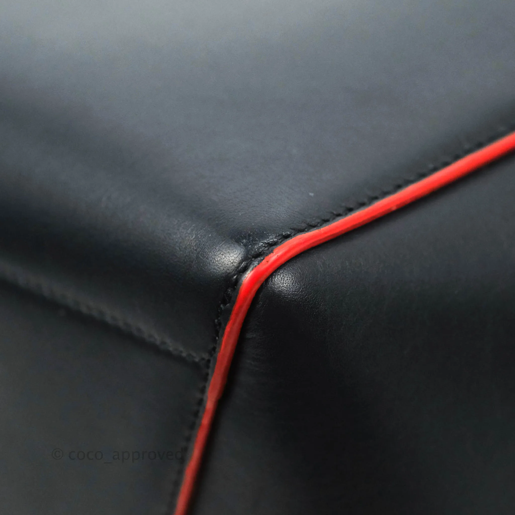 Celine Sangle Bucket Bag Navy Calfskin