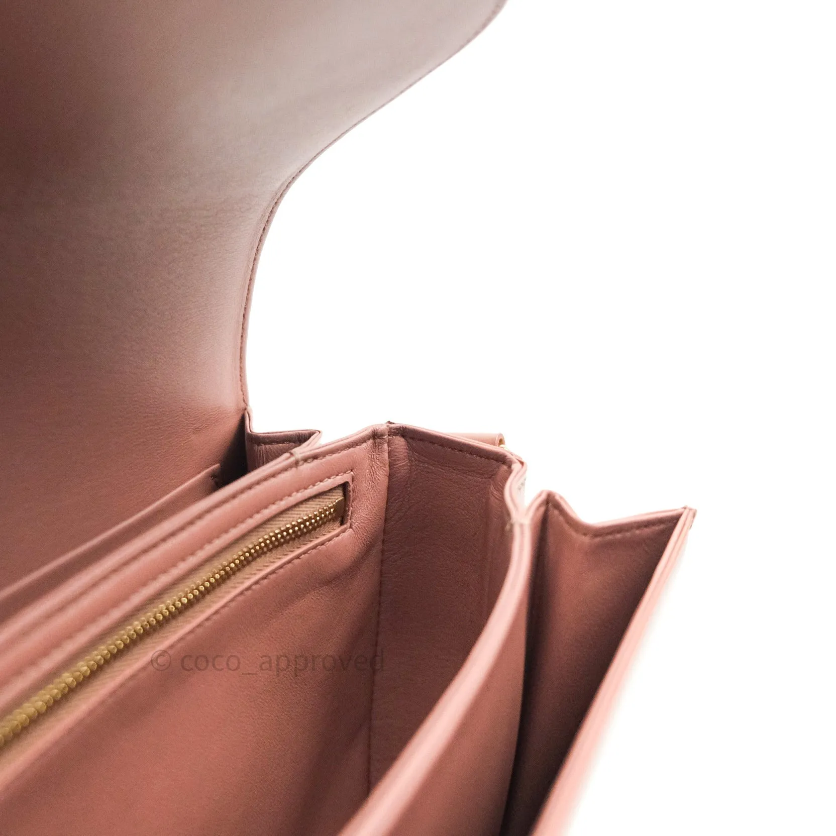 Celine Shiny Calfskin Medium Triomphe Antique Rose