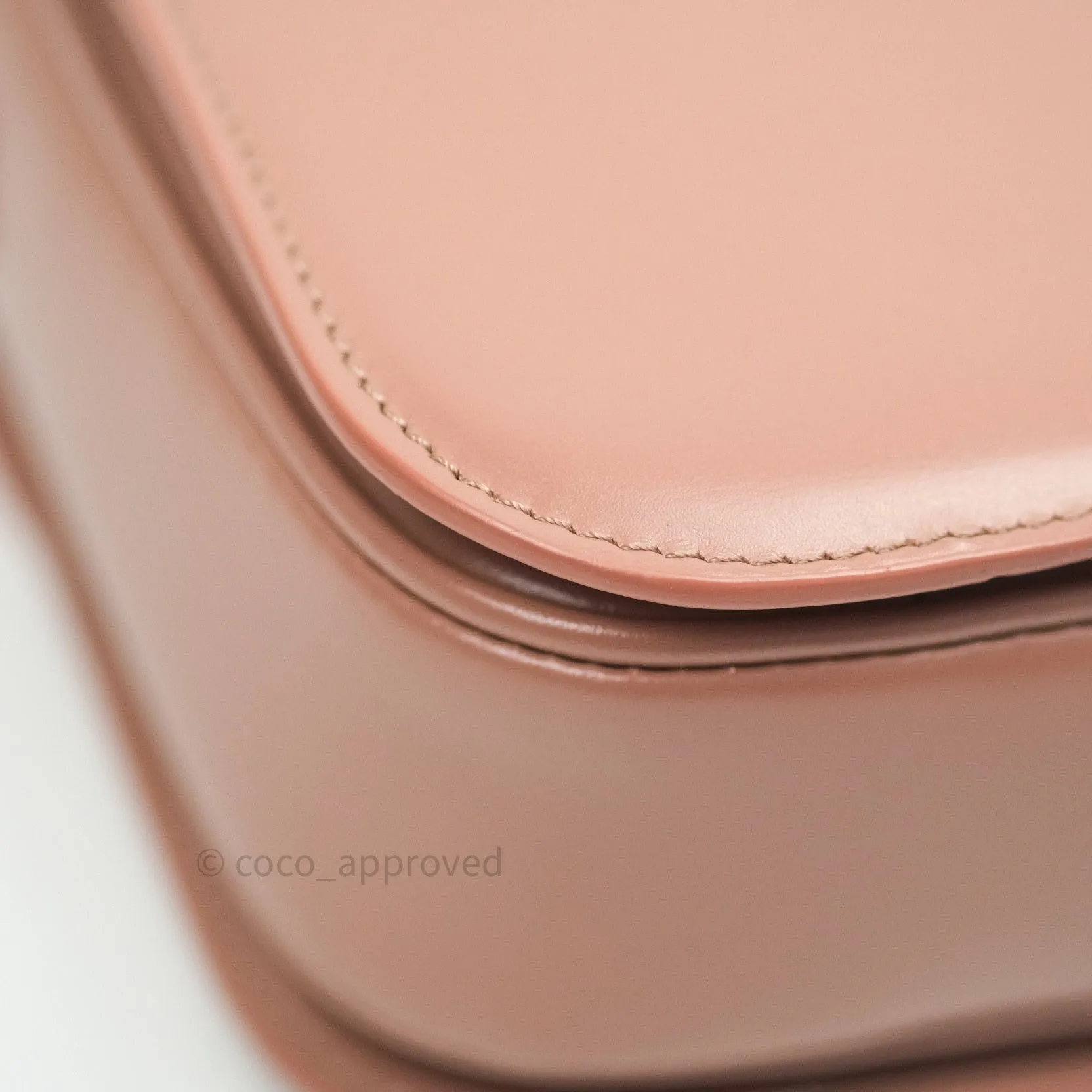 Celine Shiny Calfskin Medium Triomphe Antique Rose
