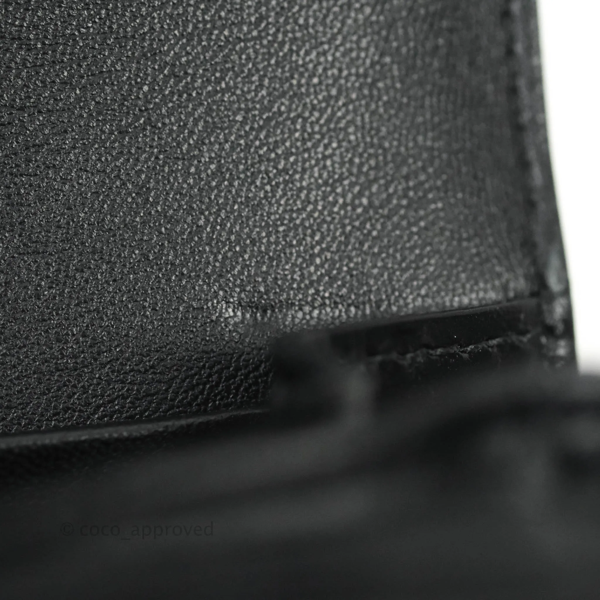 Celine Shiny Calfskin Medium Triomphe Black