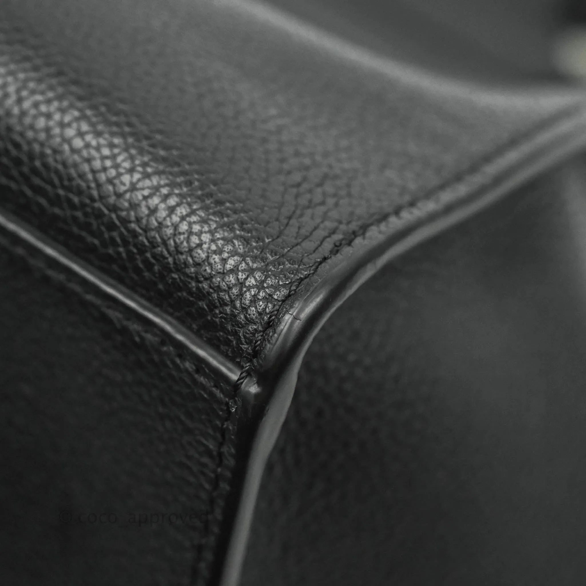 Celine Small Big Bag Black Supple Grained Leather Silver Hardware