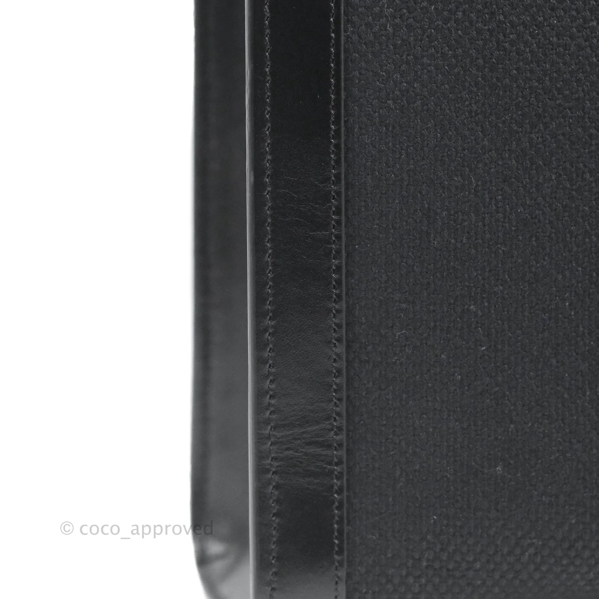 Celine Small Cabas Vertical Tote Black Textlie