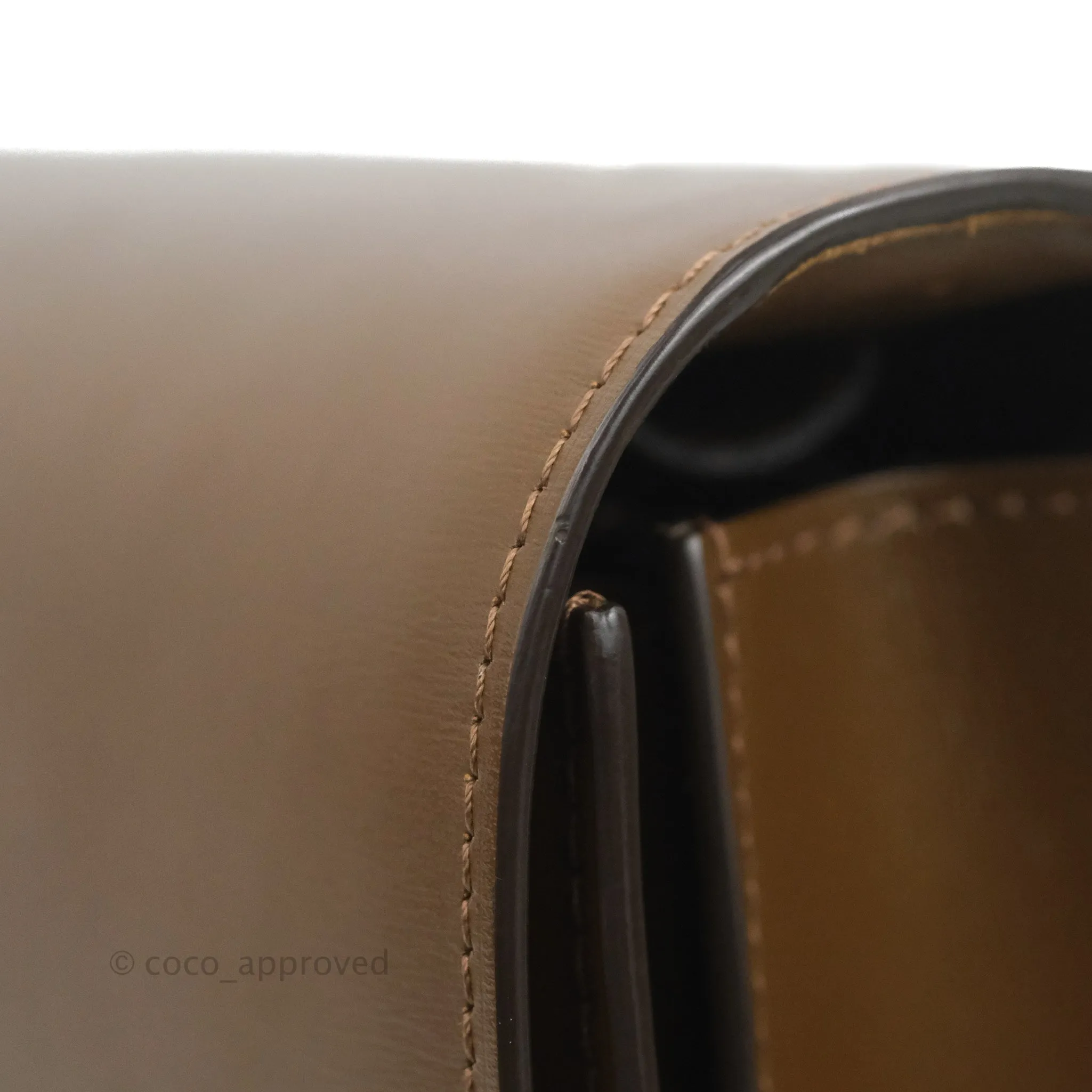 Celine Small Classic Box Flap Caramel Calfskin
