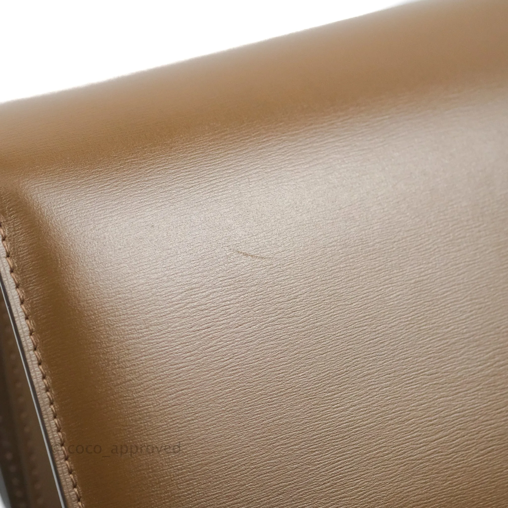 Celine Small Classic Box Flap Caramel Calfskin