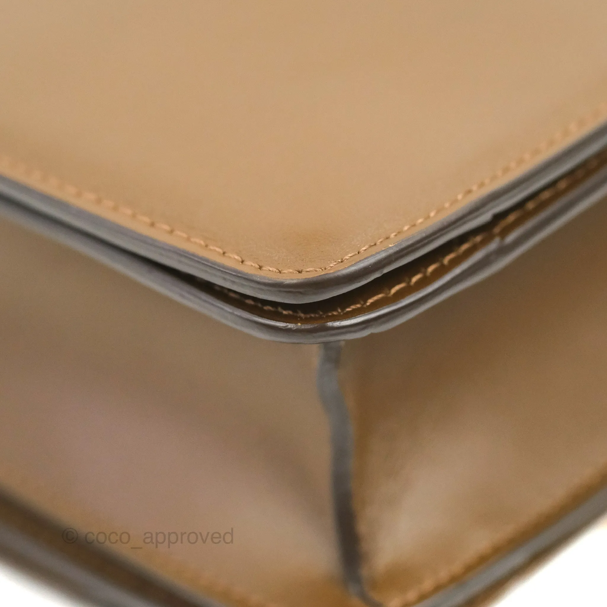 Celine Small Classic Box Flap Caramel Calfskin