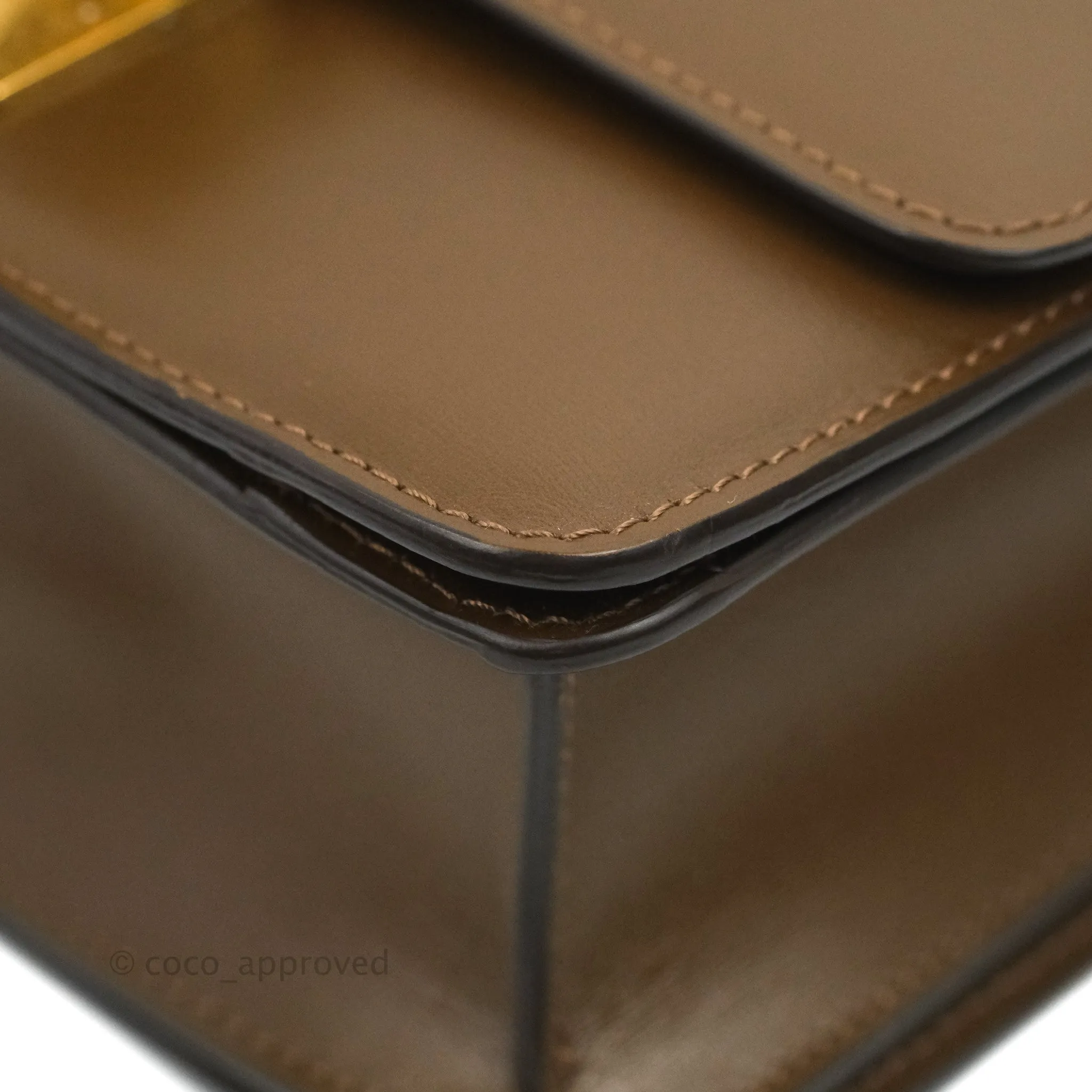 Celine Small Classic Box Flap Caramel Calfskin