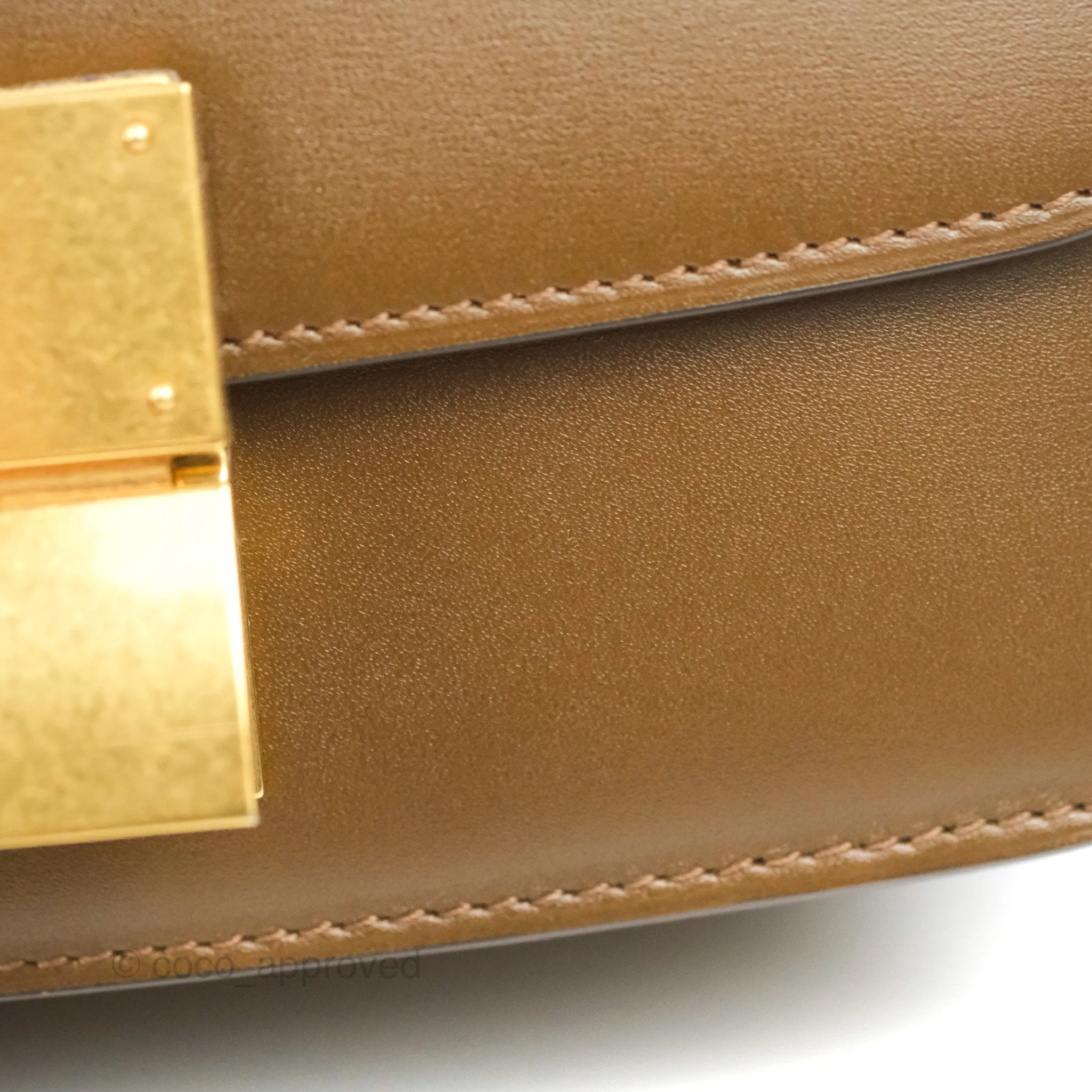Celine Small Classic Box Flap Caramel Calfskin