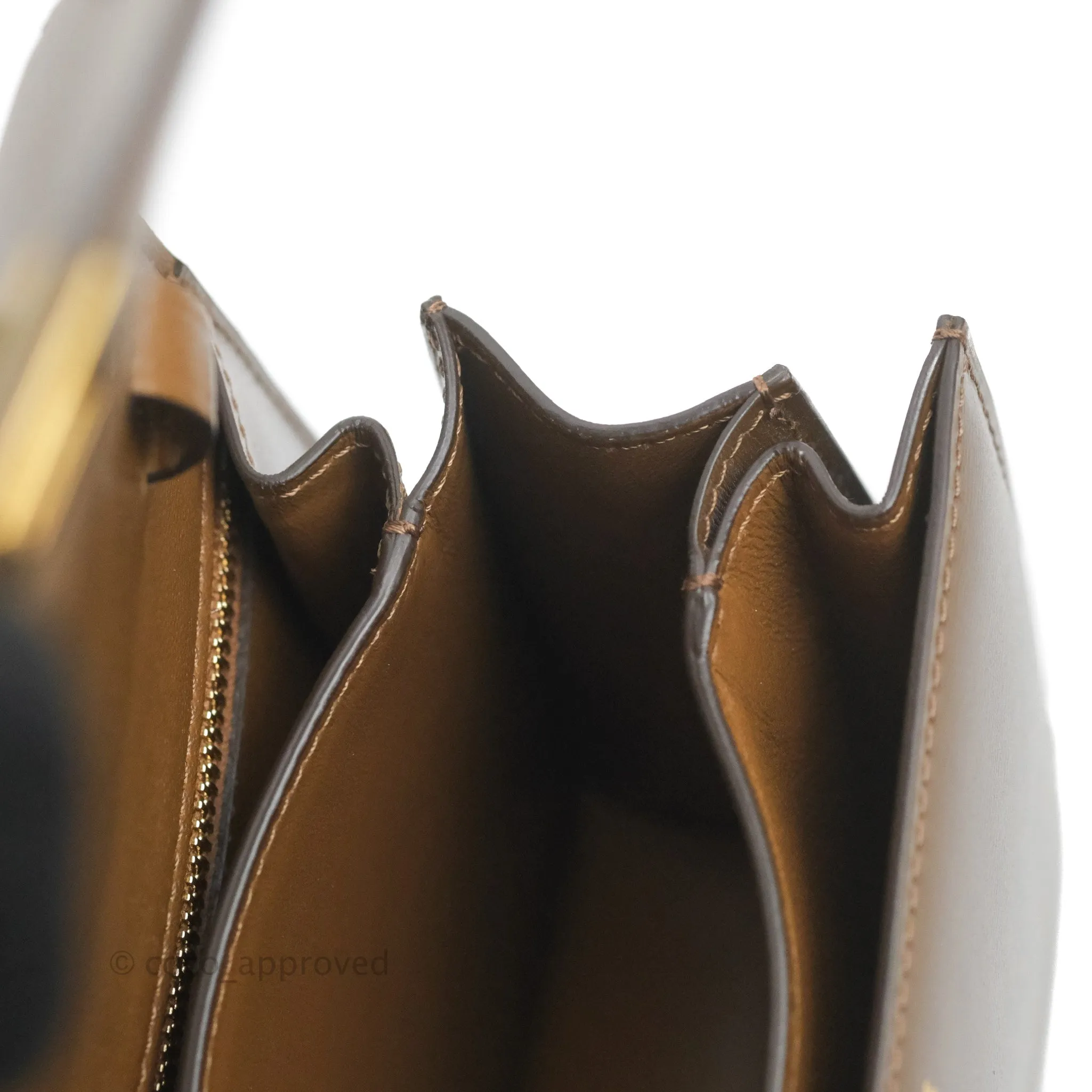 Celine Small Classic Box Flap Caramel Calfskin