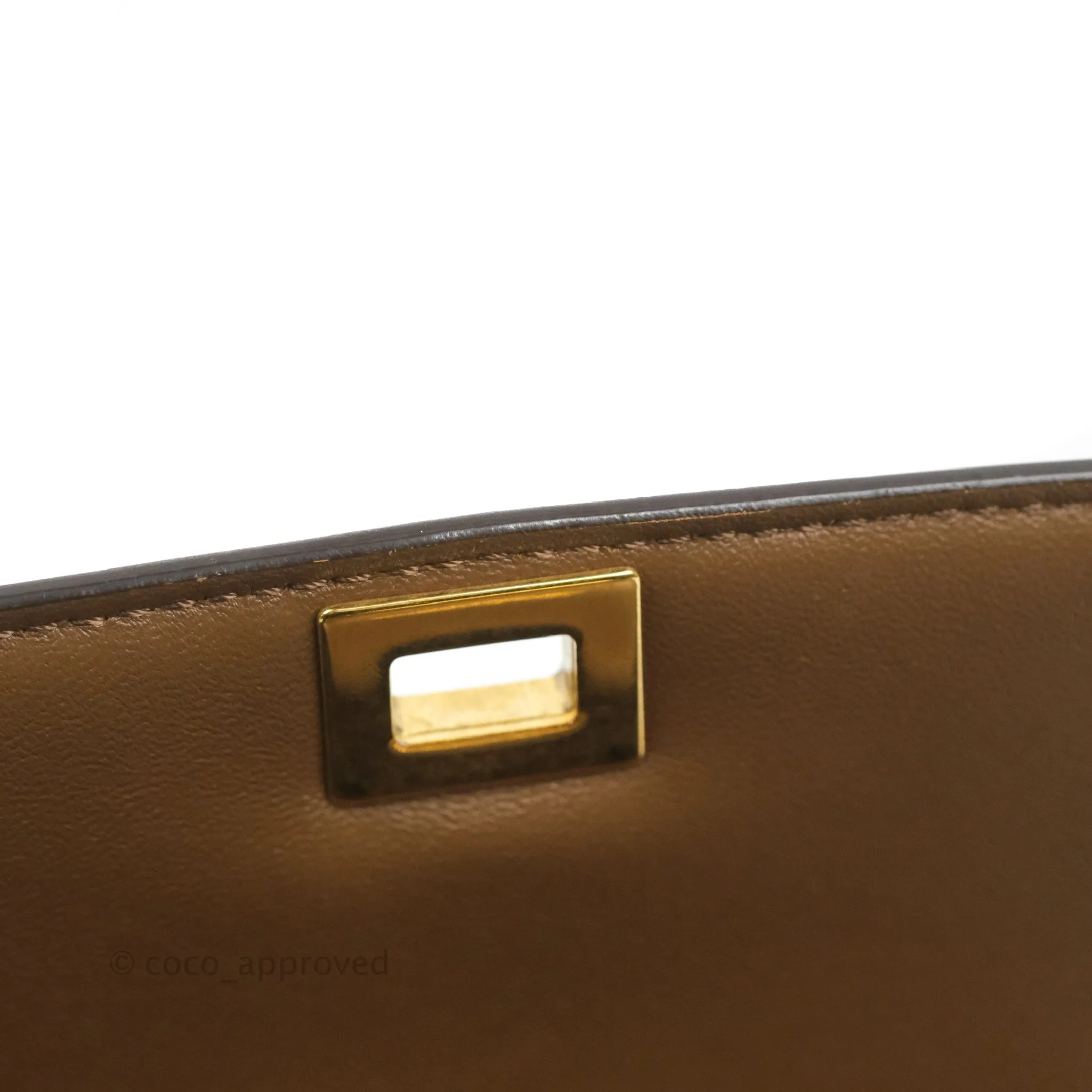 Celine Small Classic Box Flap Caramel Calfskin