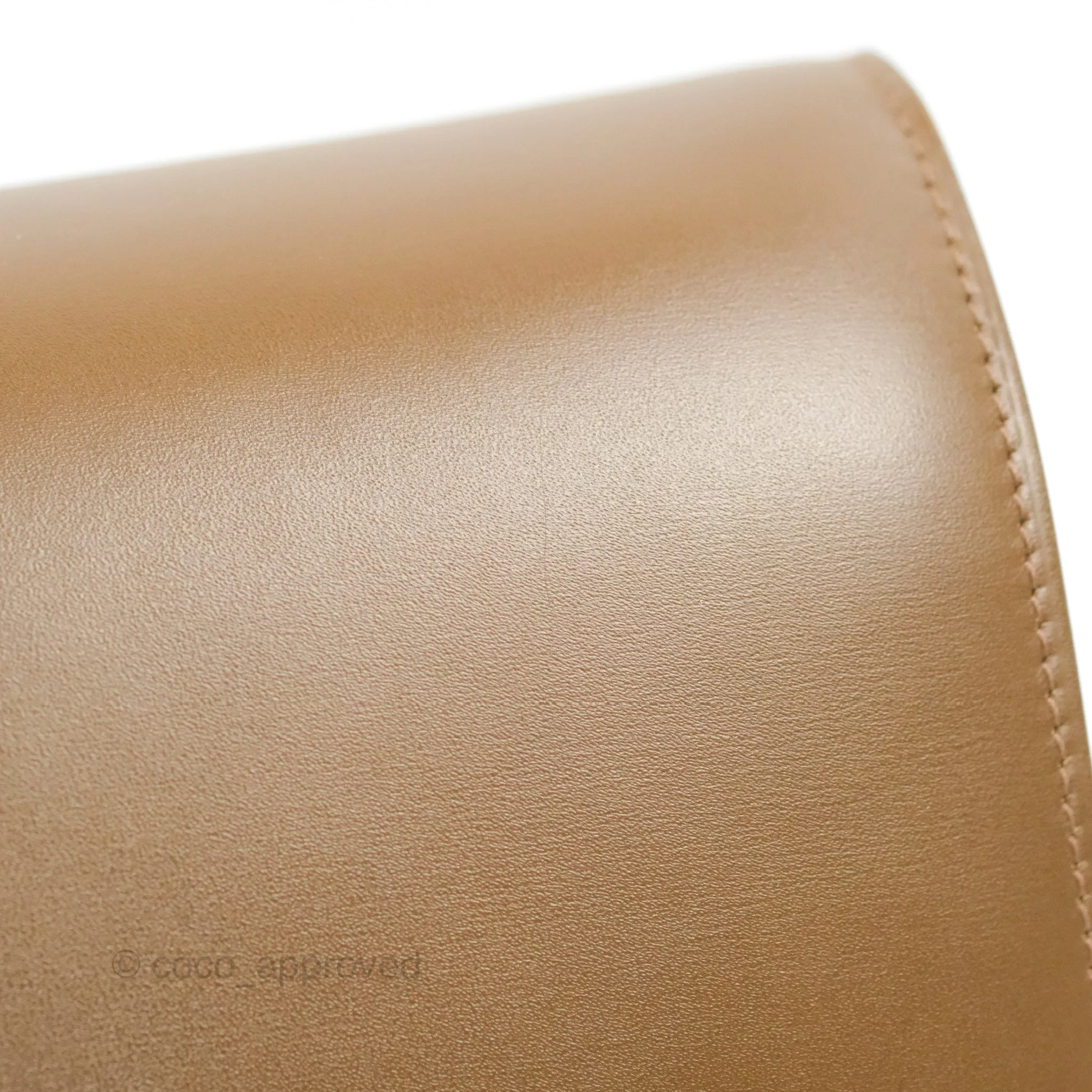 Celine Small Classic Box Flap Caramel Calfskin