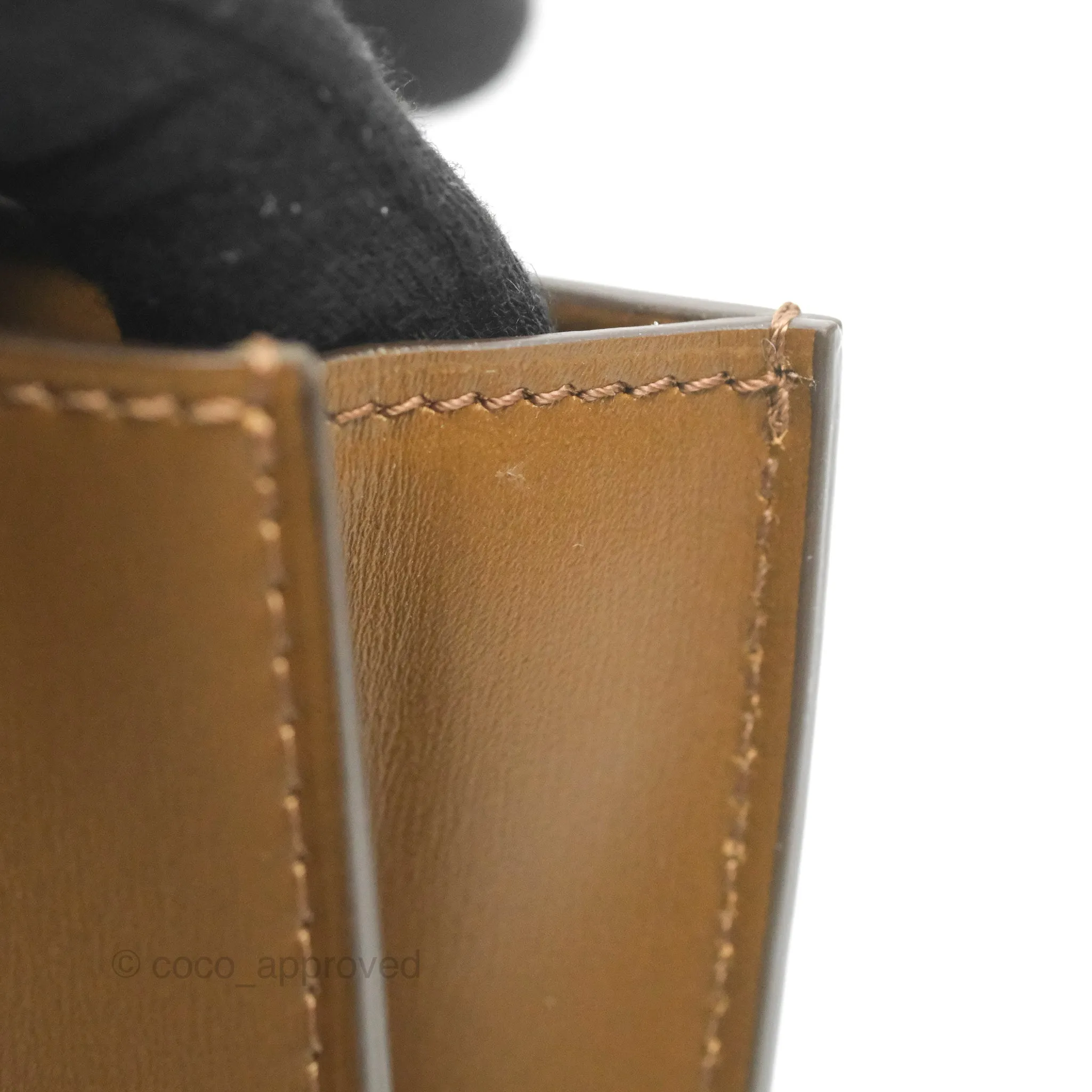 Celine Small Classic Box Flap Caramel Calfskin