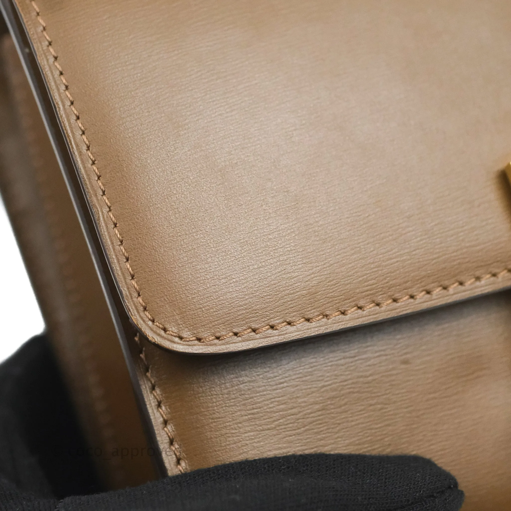 Celine Small Classic Box Flap Caramel Calfskin