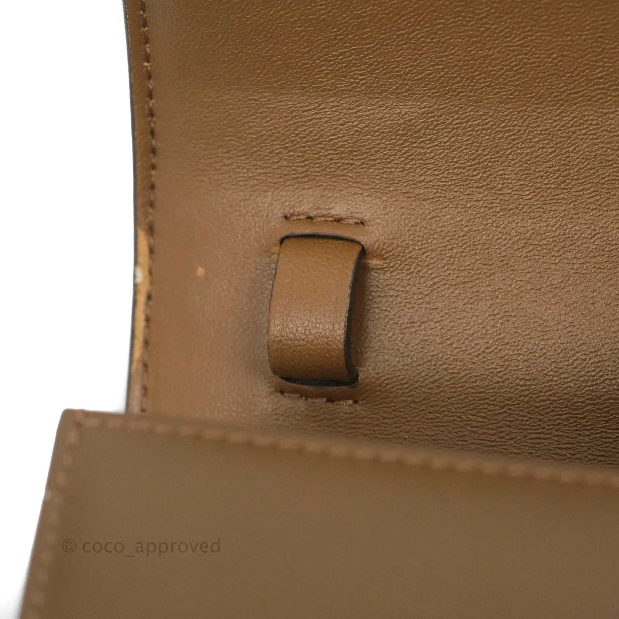 Celine Small Classic Box Flap Caramel Calfskin