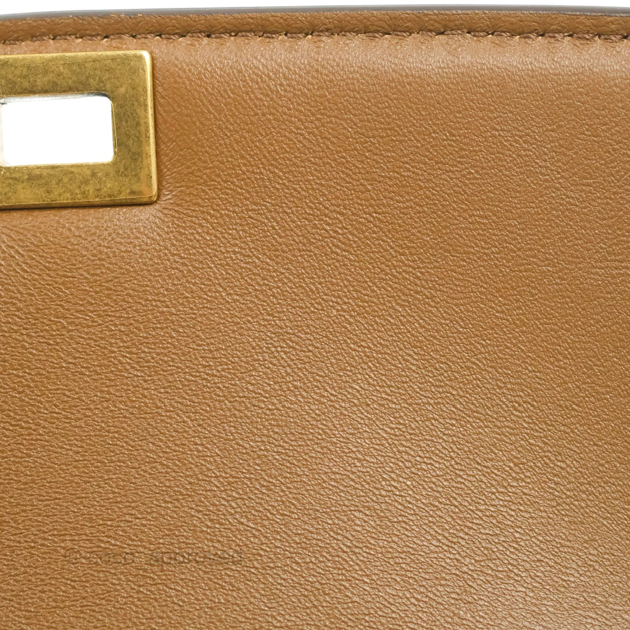 Celine Small Classic Box Flap Caramel Calfskin