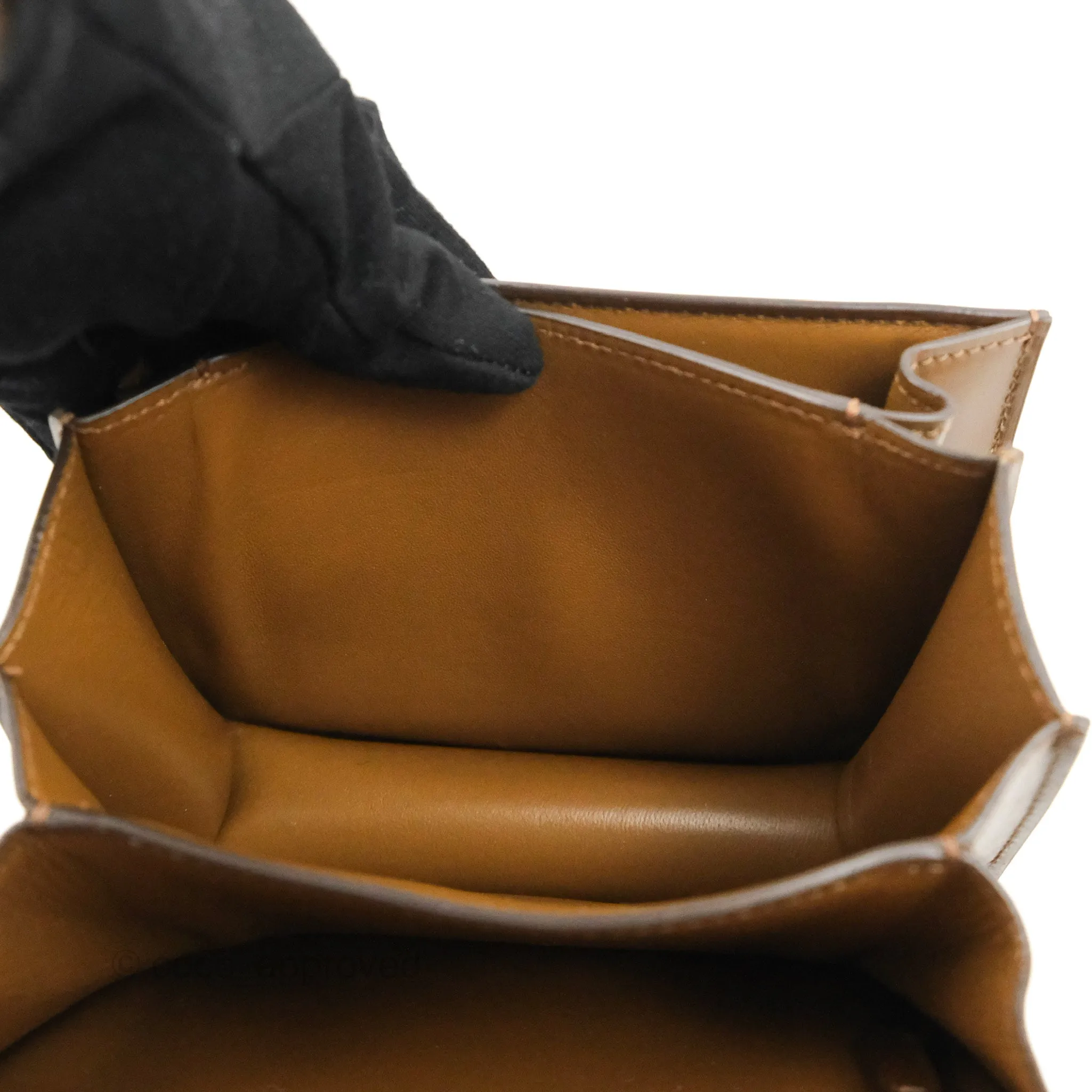 Celine Small Classic Box Flap Caramel Calfskin