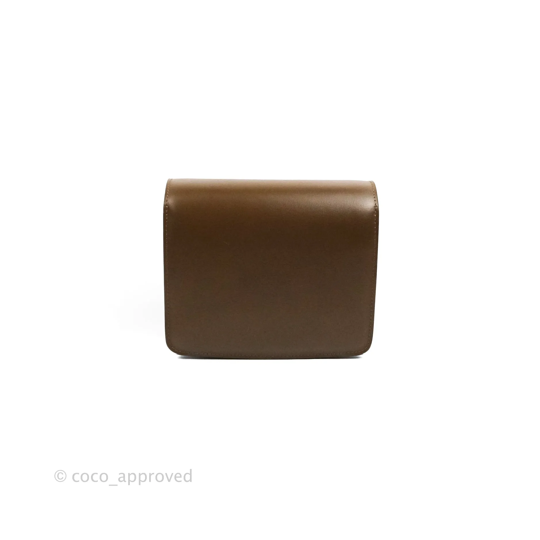 Celine Small Classic Box Flap Caramel Calfskin