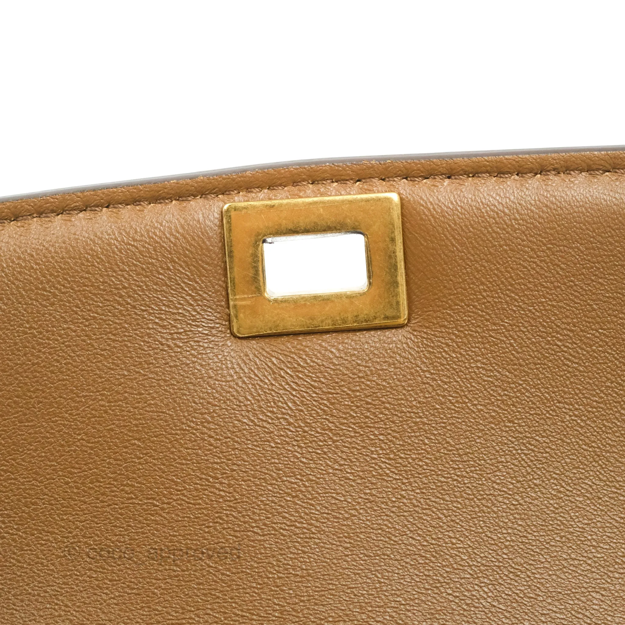 Celine Small Classic Box Flap Caramel Calfskin