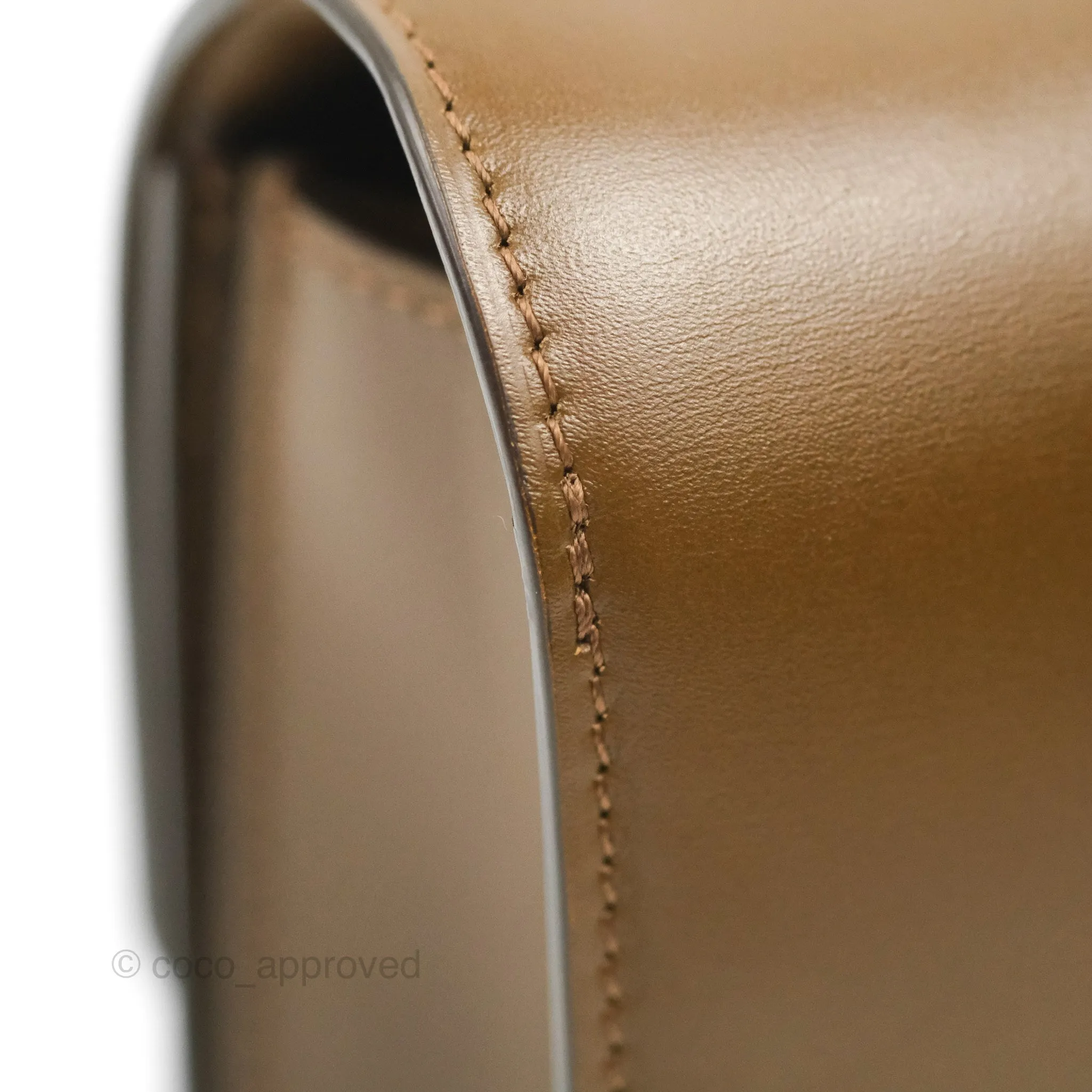 Celine Small Classic Box Flap Caramel Calfskin