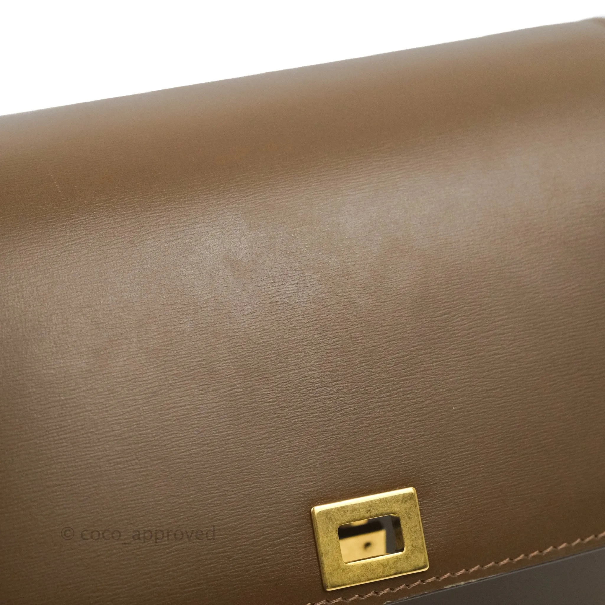 Celine Small Classic Box Flap Caramel Calfskin