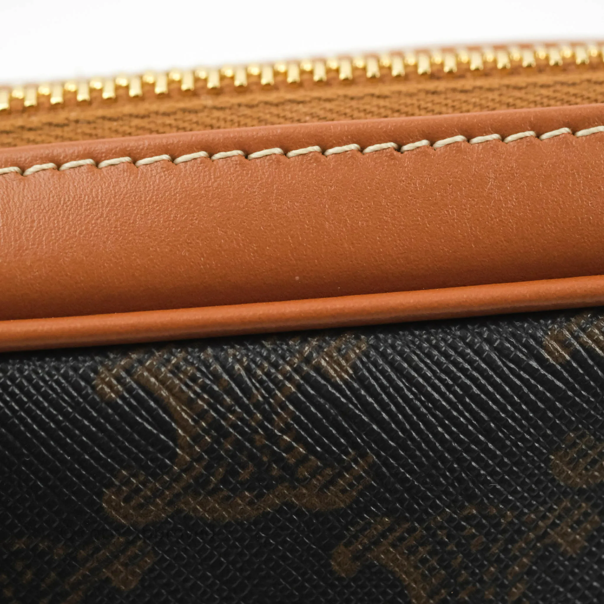 Celine Small Patapans in Triomphe Canvas Tan
