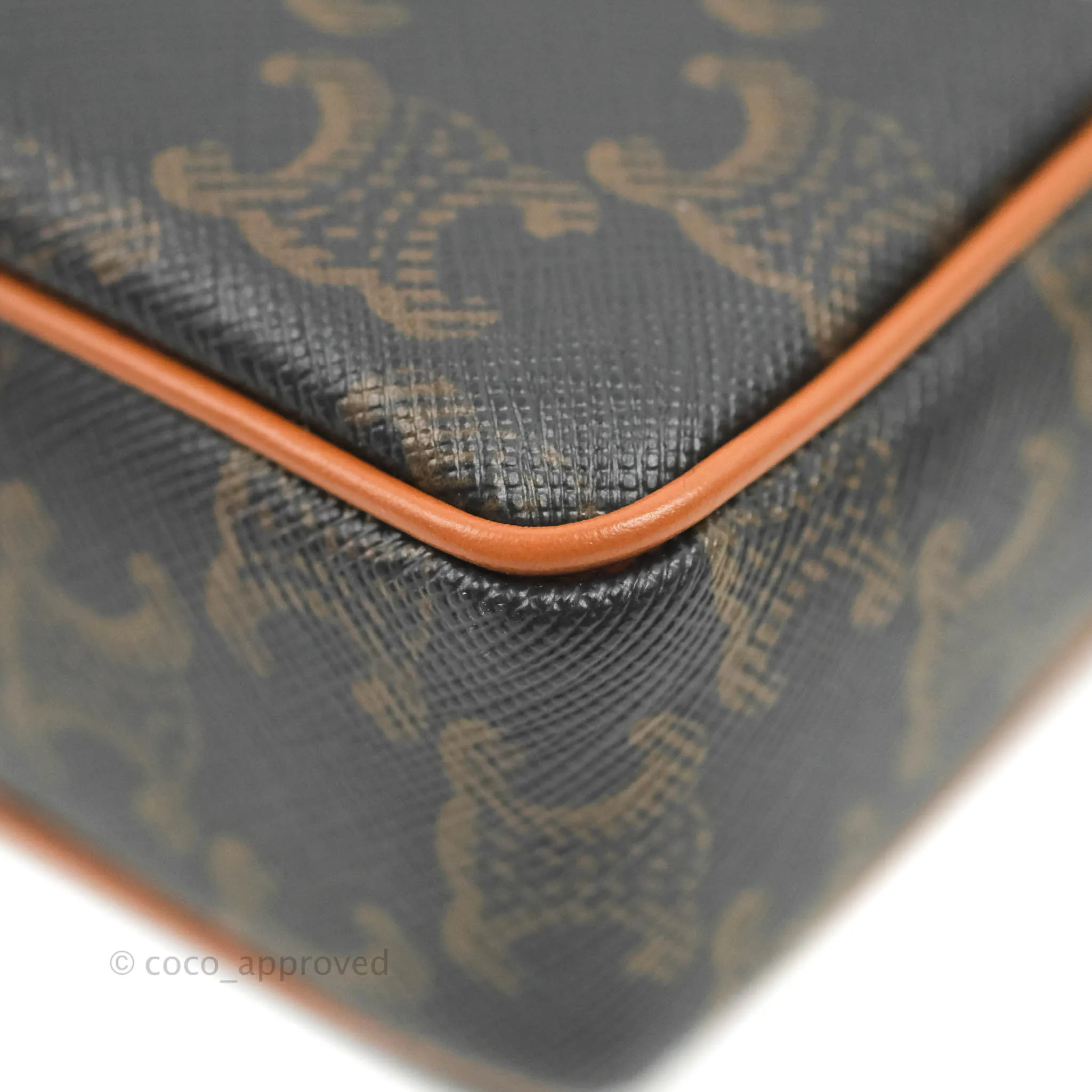 Celine Small Patapans in Triomphe Canvas Tan